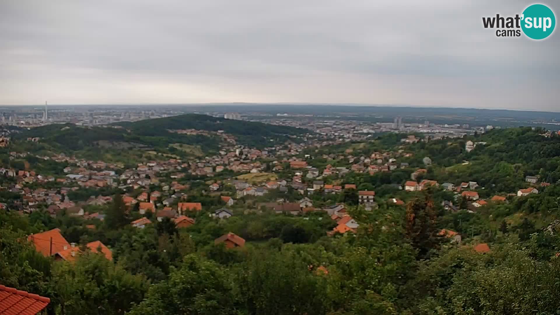 Panoramablick von Zagreb