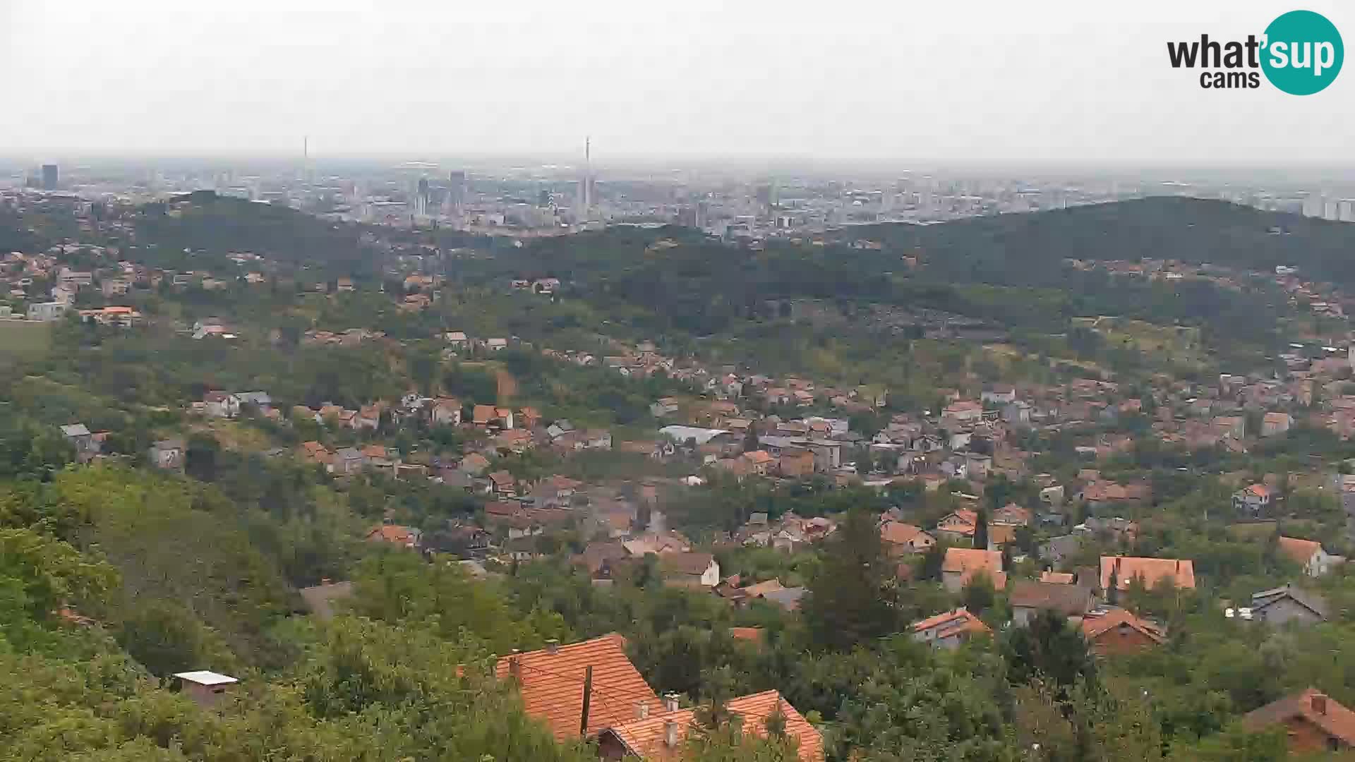 Panoramic view of Zagreb