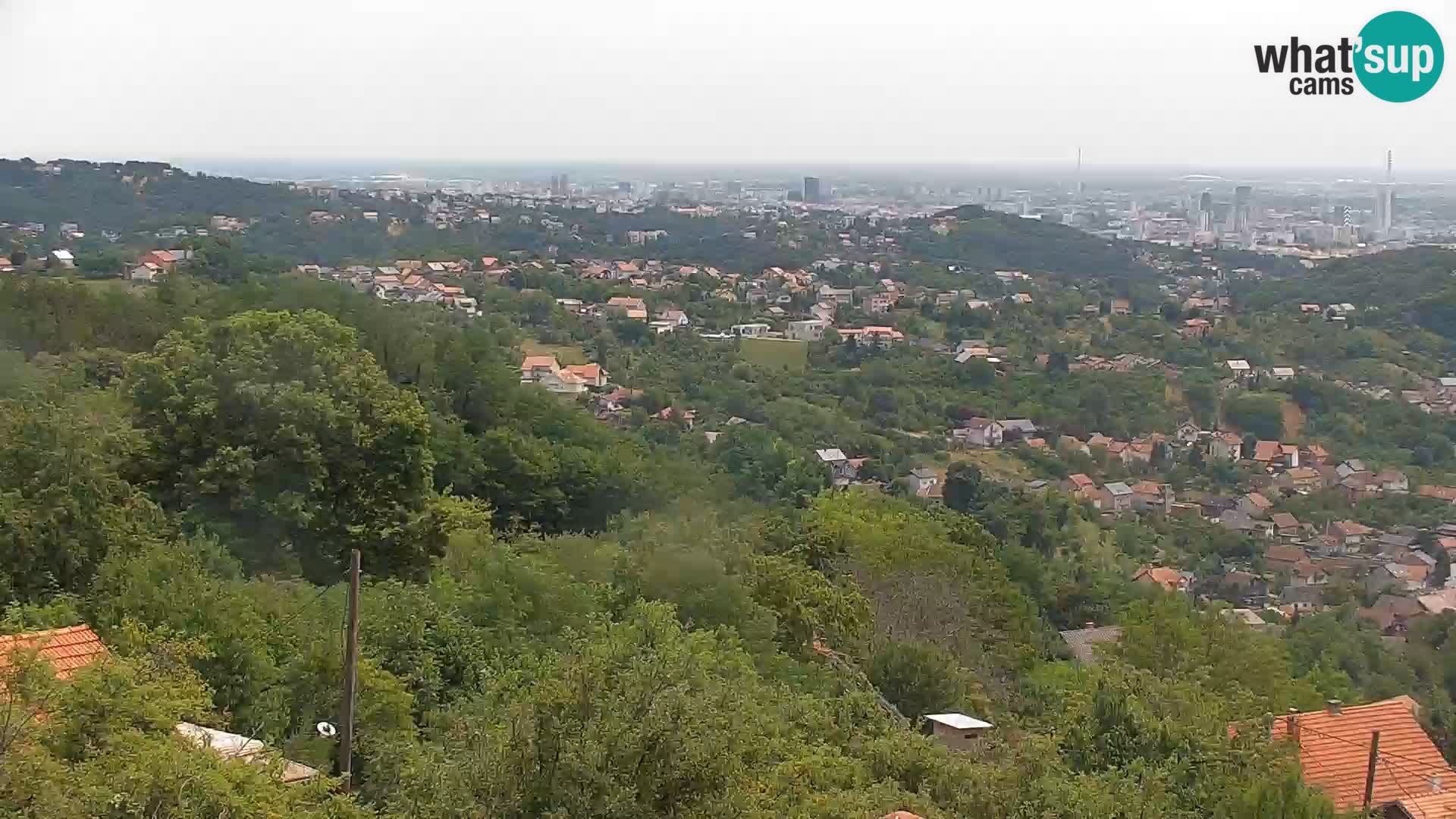 Panoramic view of Zagreb