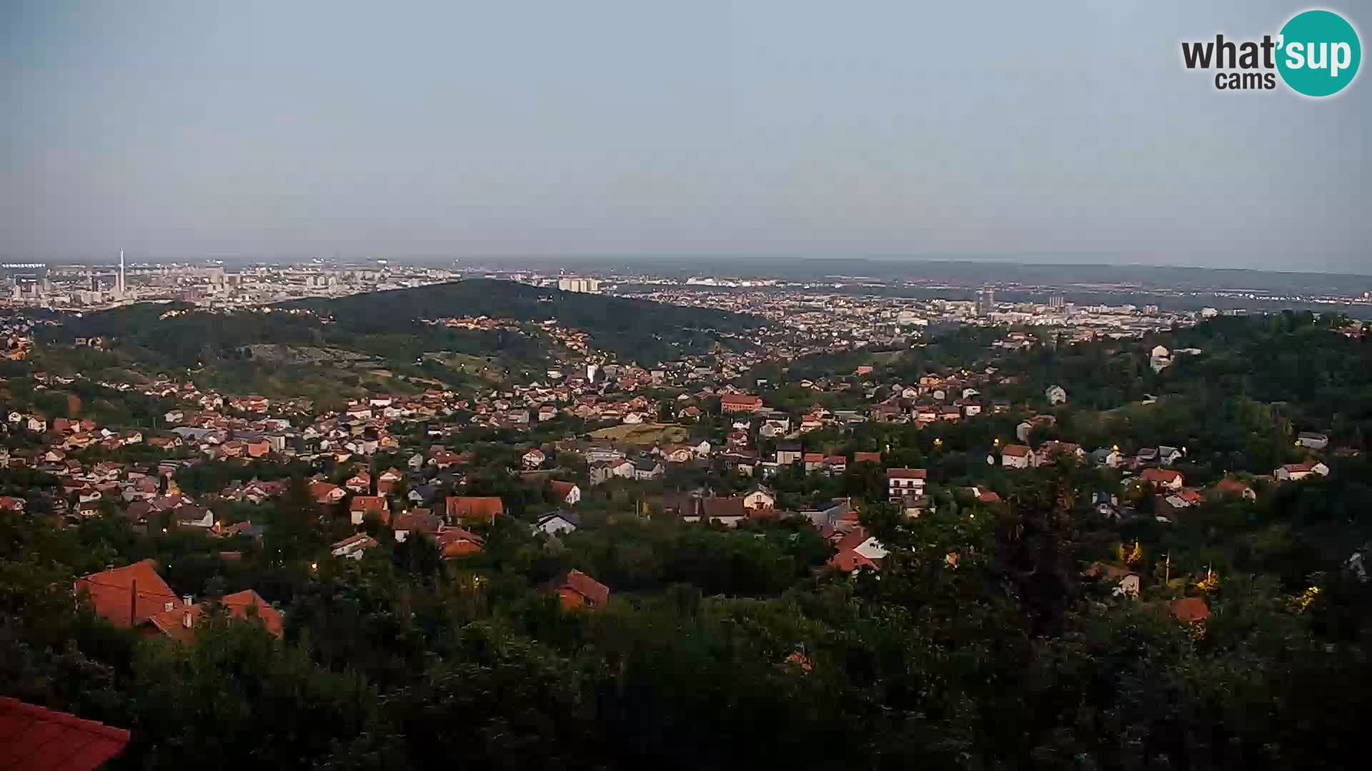 Panoramic view of Zagreb
