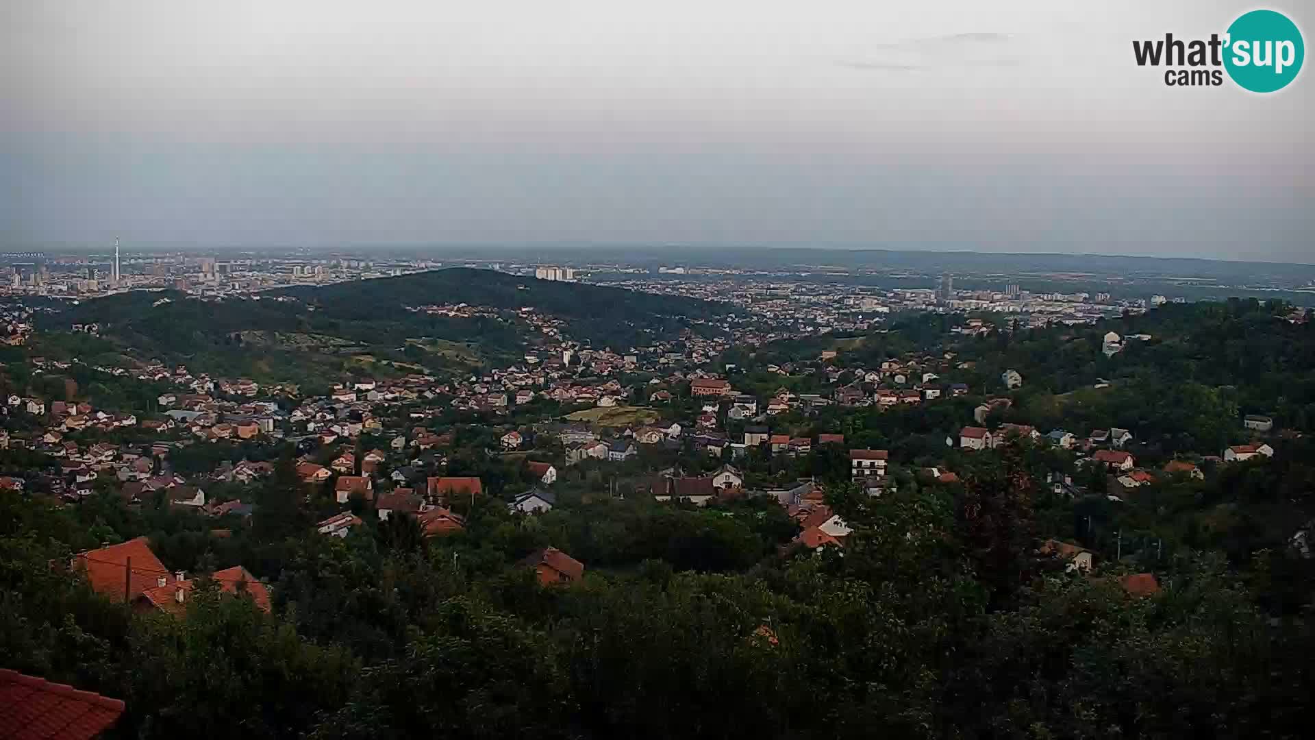 Panoramski pogled na Zagreb