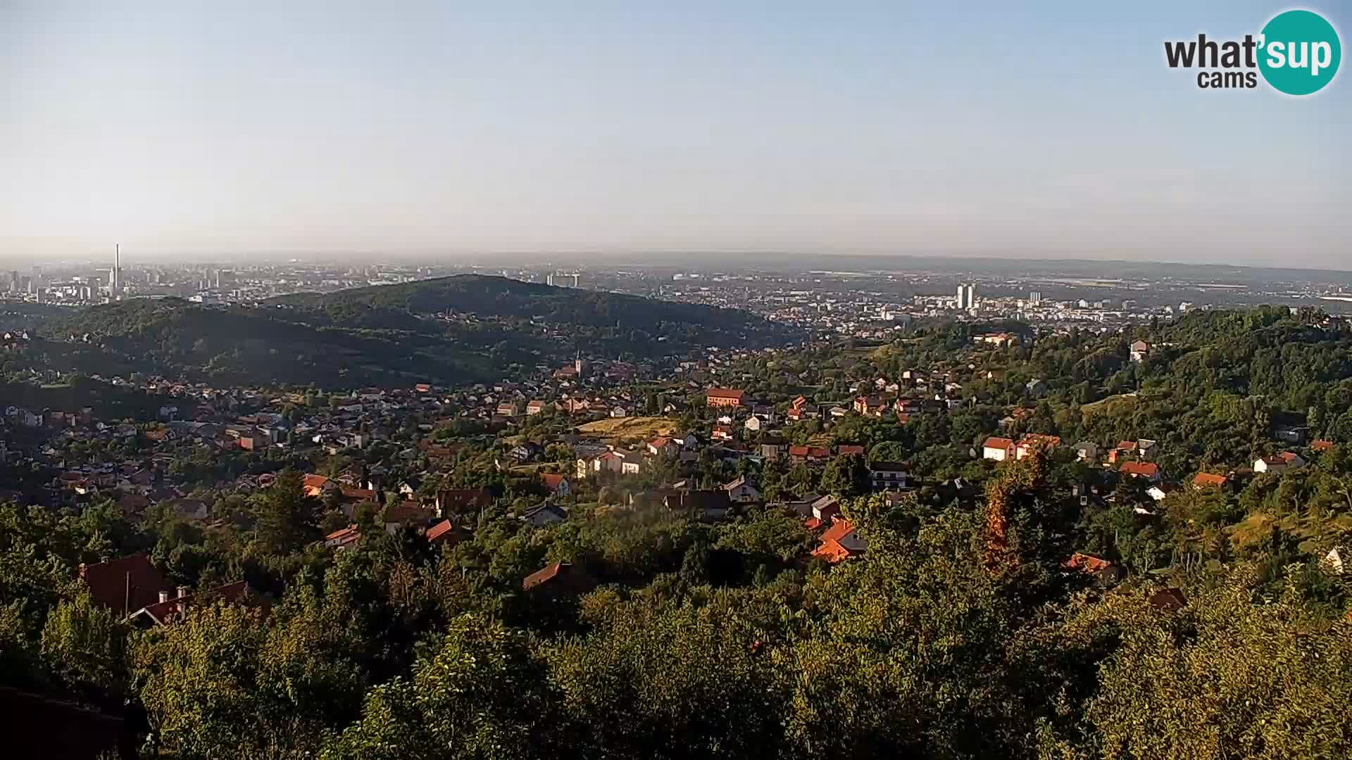 Panoramic view of Zagreb