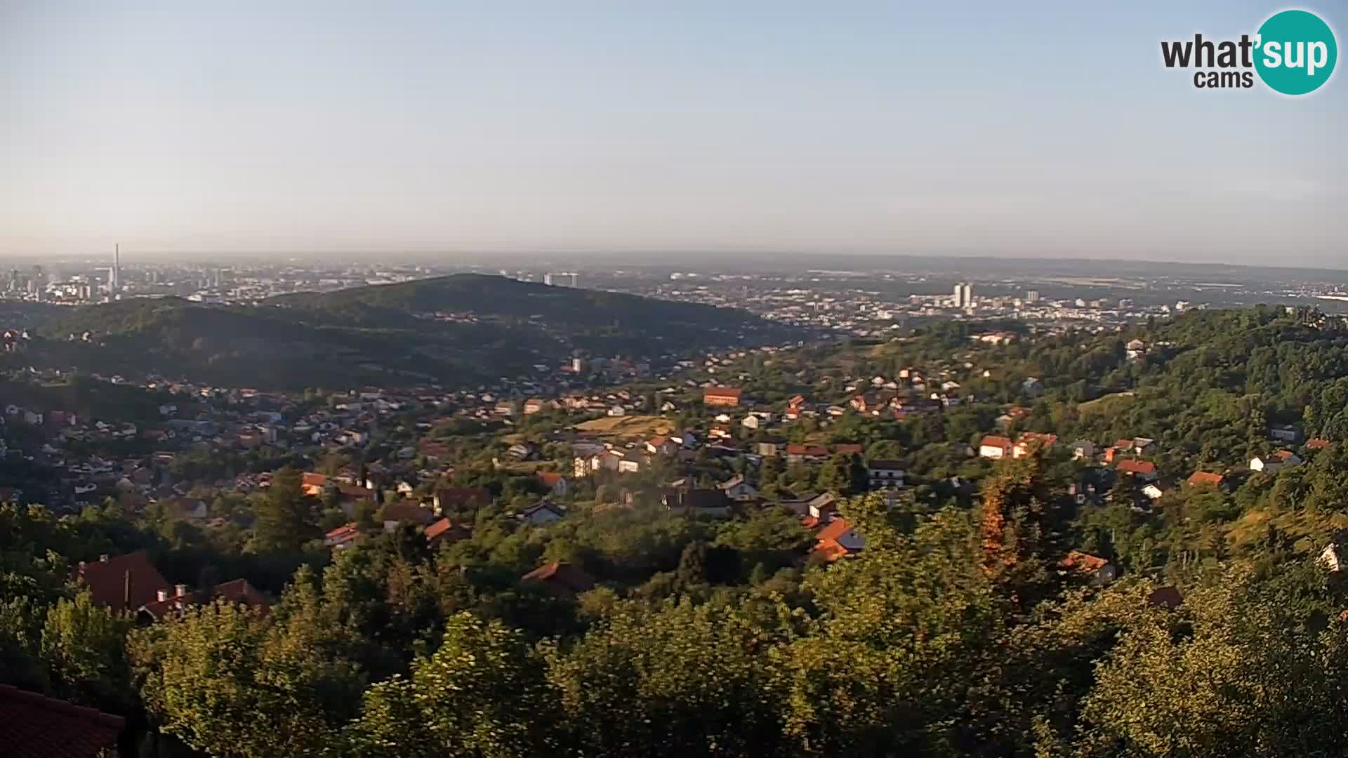 Panoramski pogled na Zagreb
