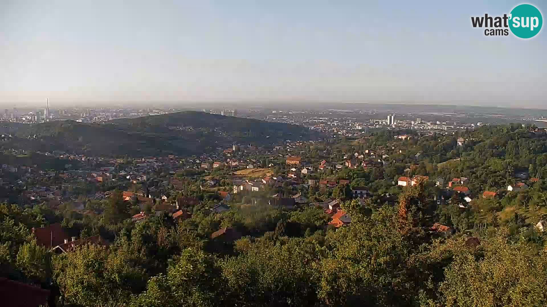 Panoramablick von Zagreb