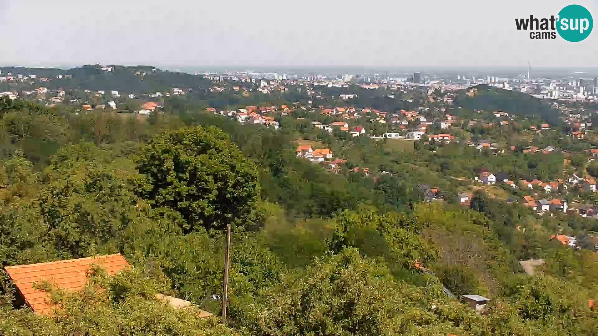 Panoramski pogled na Zagreb