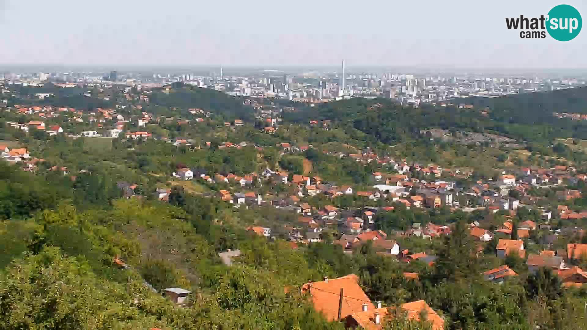 Vue panoramique de Zagreb