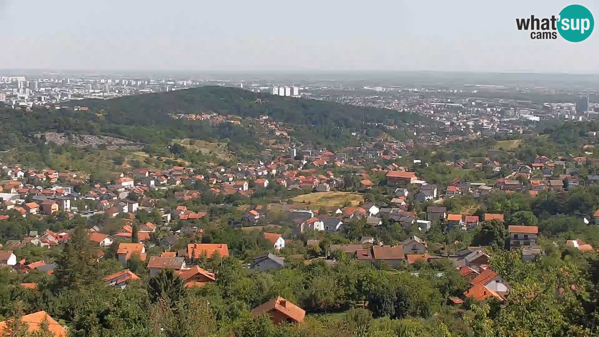 Panoramablick von Zagreb