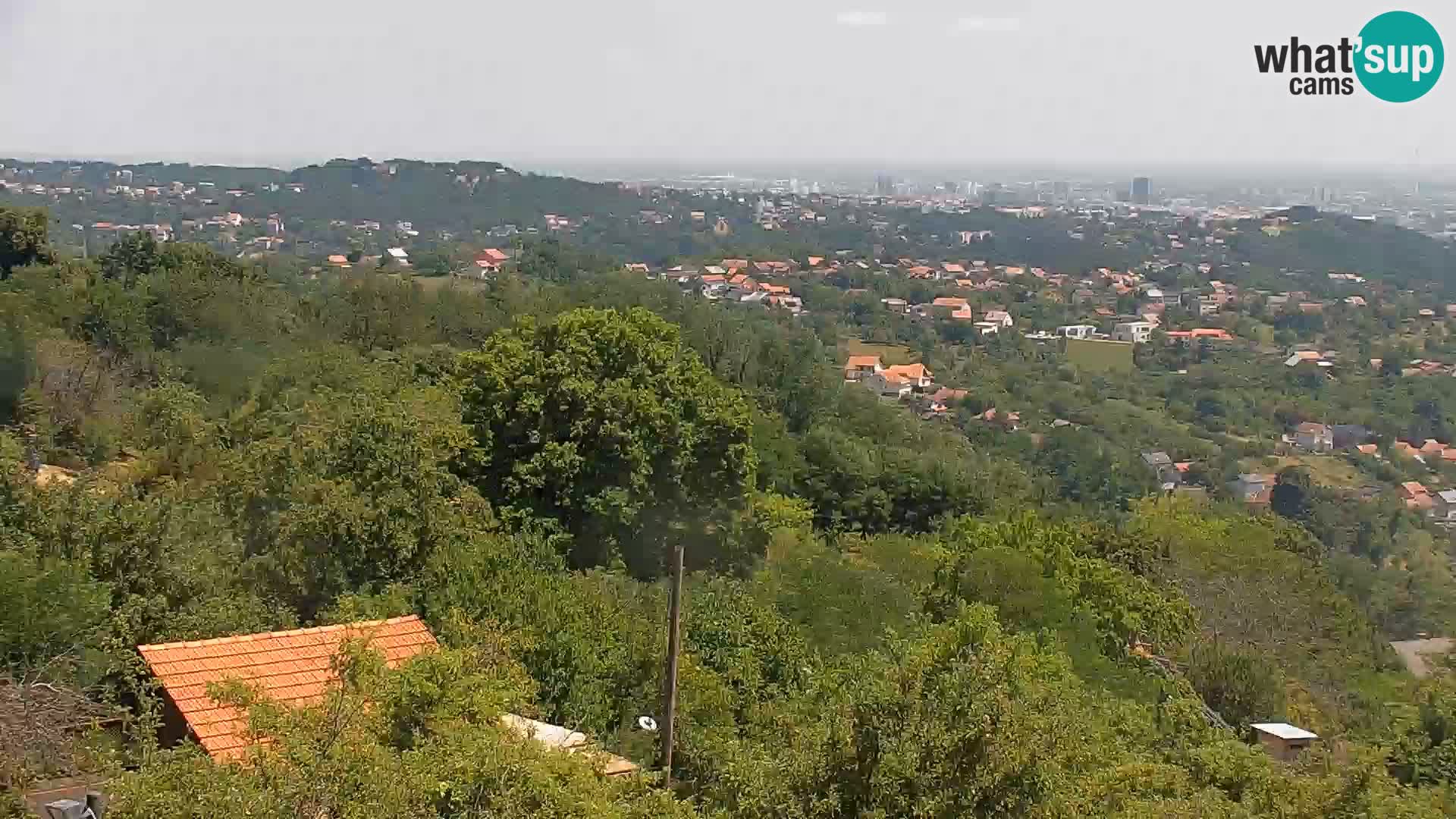Panoramski pogled na Zagreb