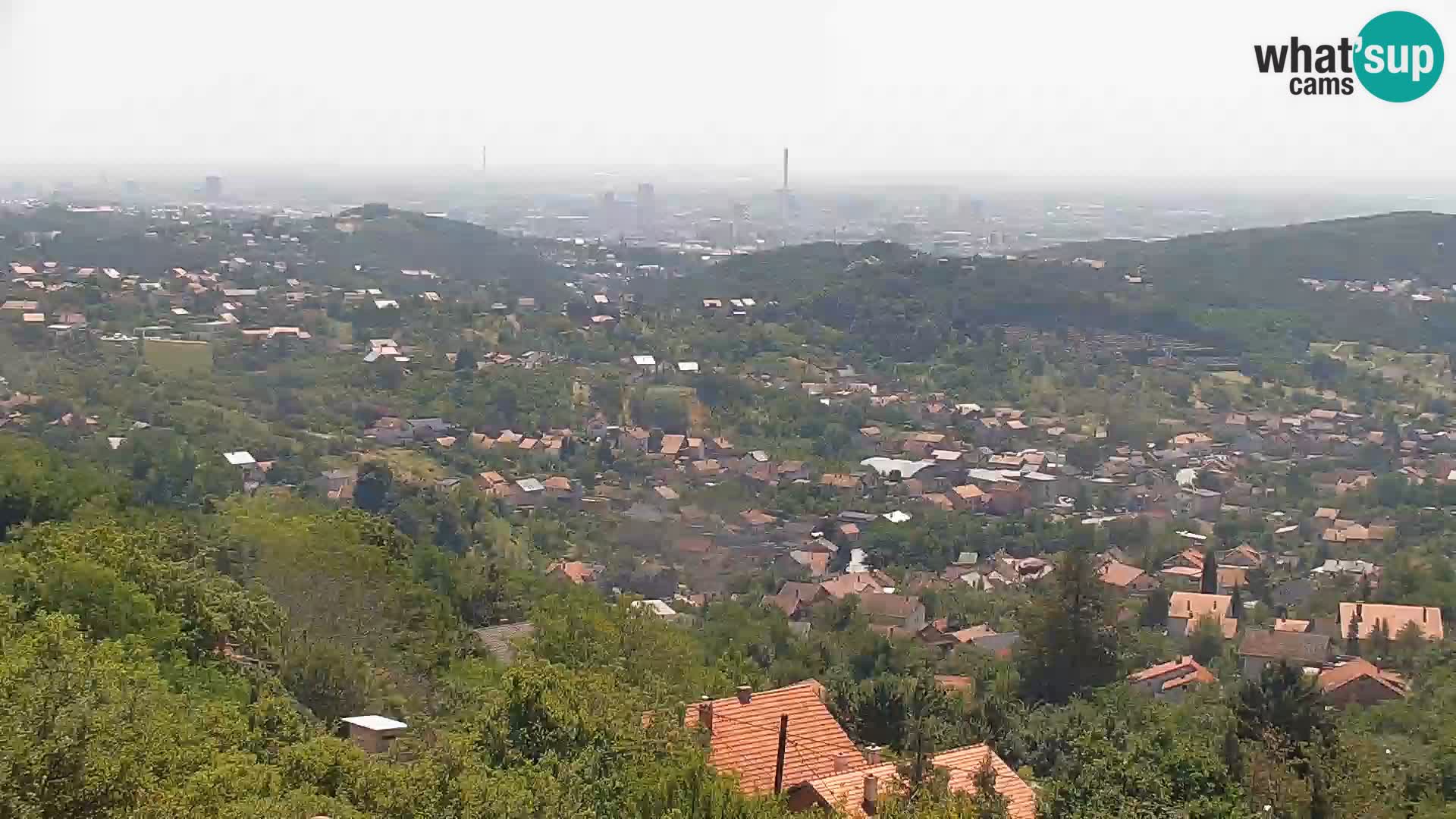 Panoramic view of Zagreb