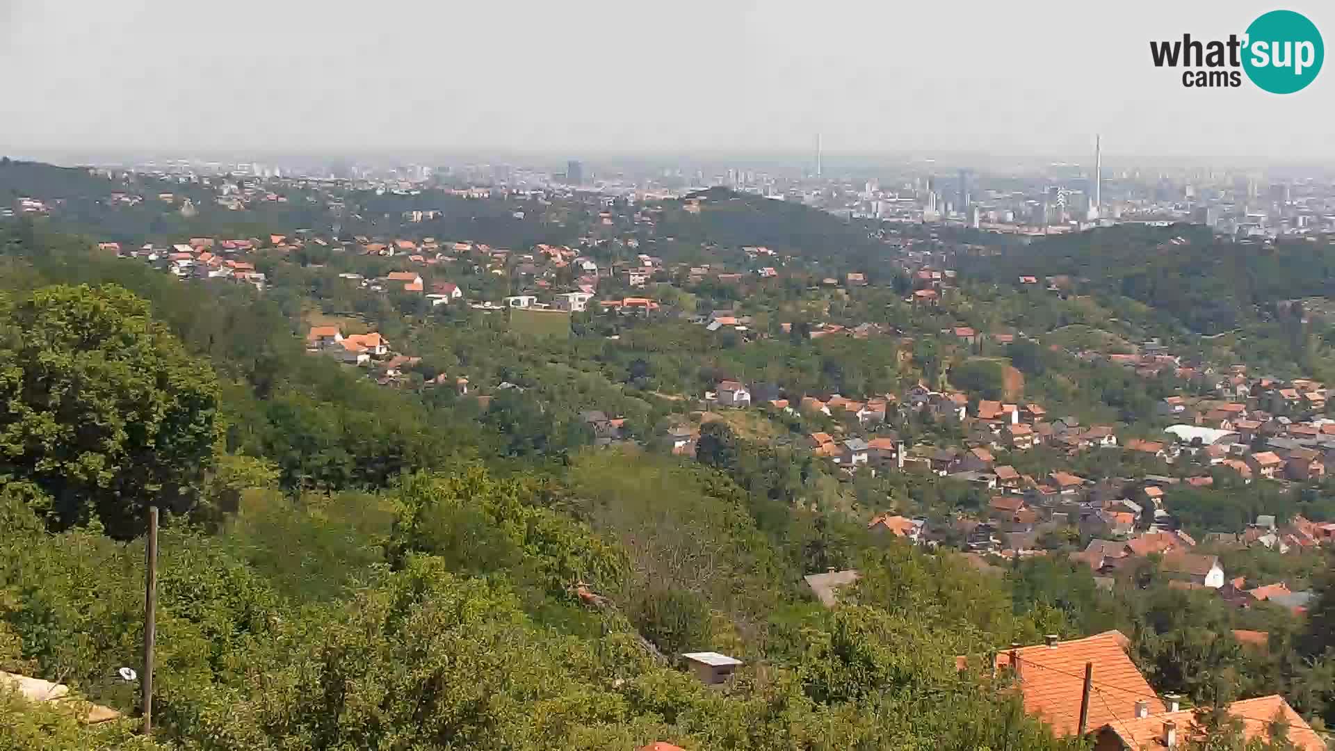 Panoramski pogled na Zagreb