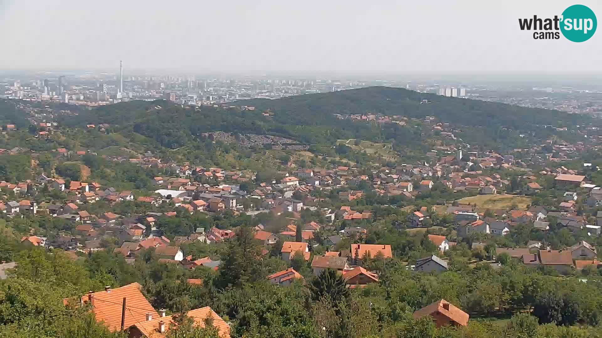 Vue panoramique de Zagreb