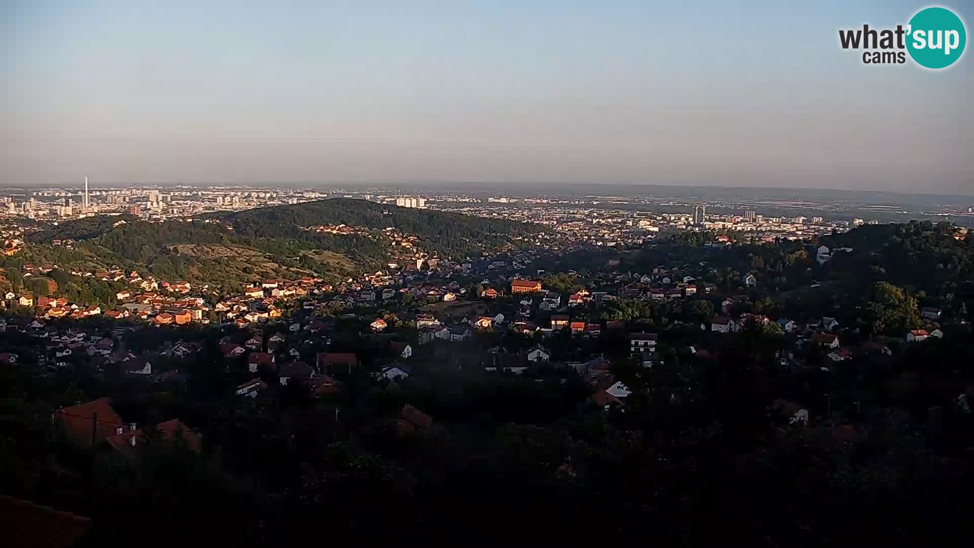 Panoramski pogled na Zagreb