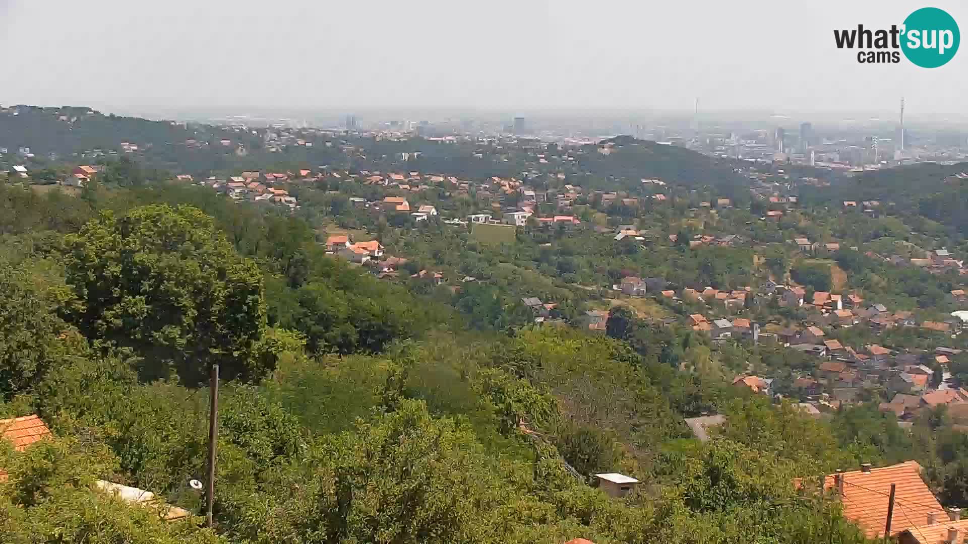 Panoramski pogled na Zagreb
