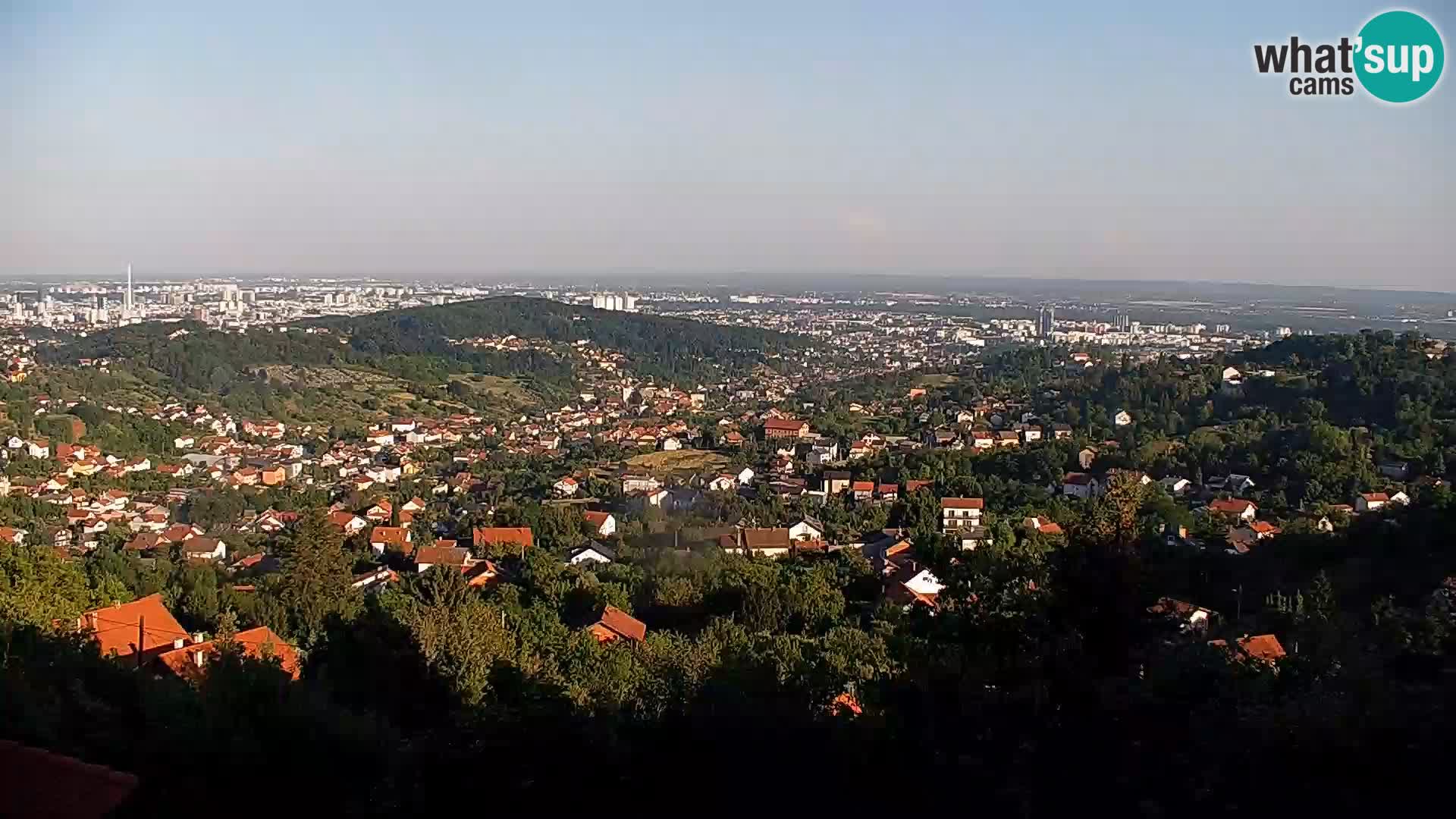 Panoramski pogled na Zagreb