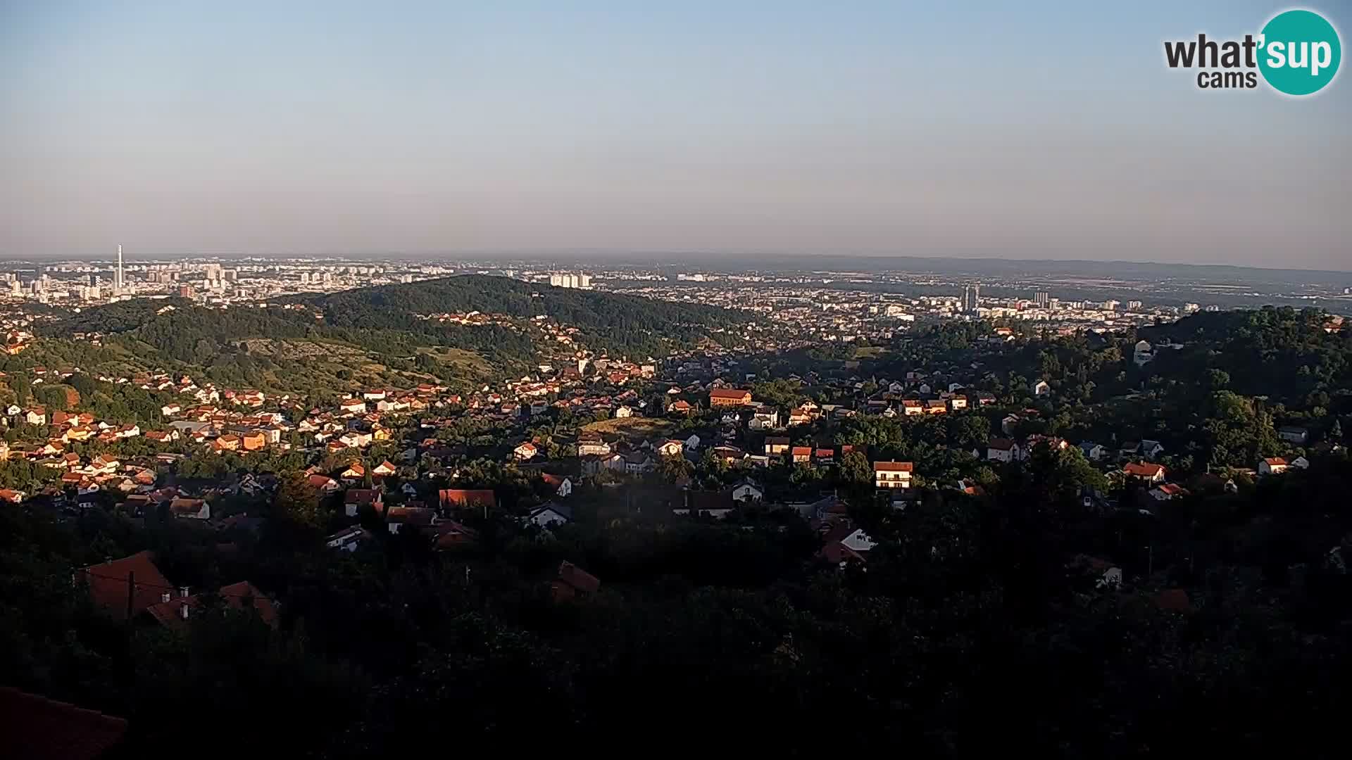Panoramski pogled na Zagreb