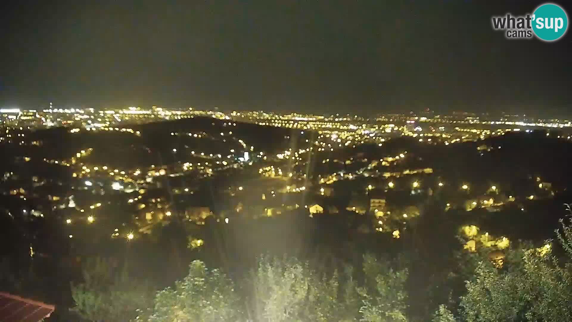 Vista panoramica di Zagabria