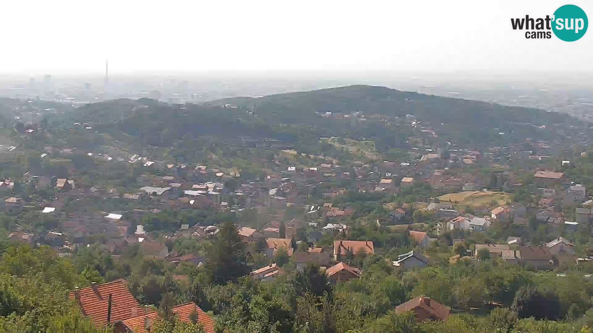Panoramski pogled na Zagreb