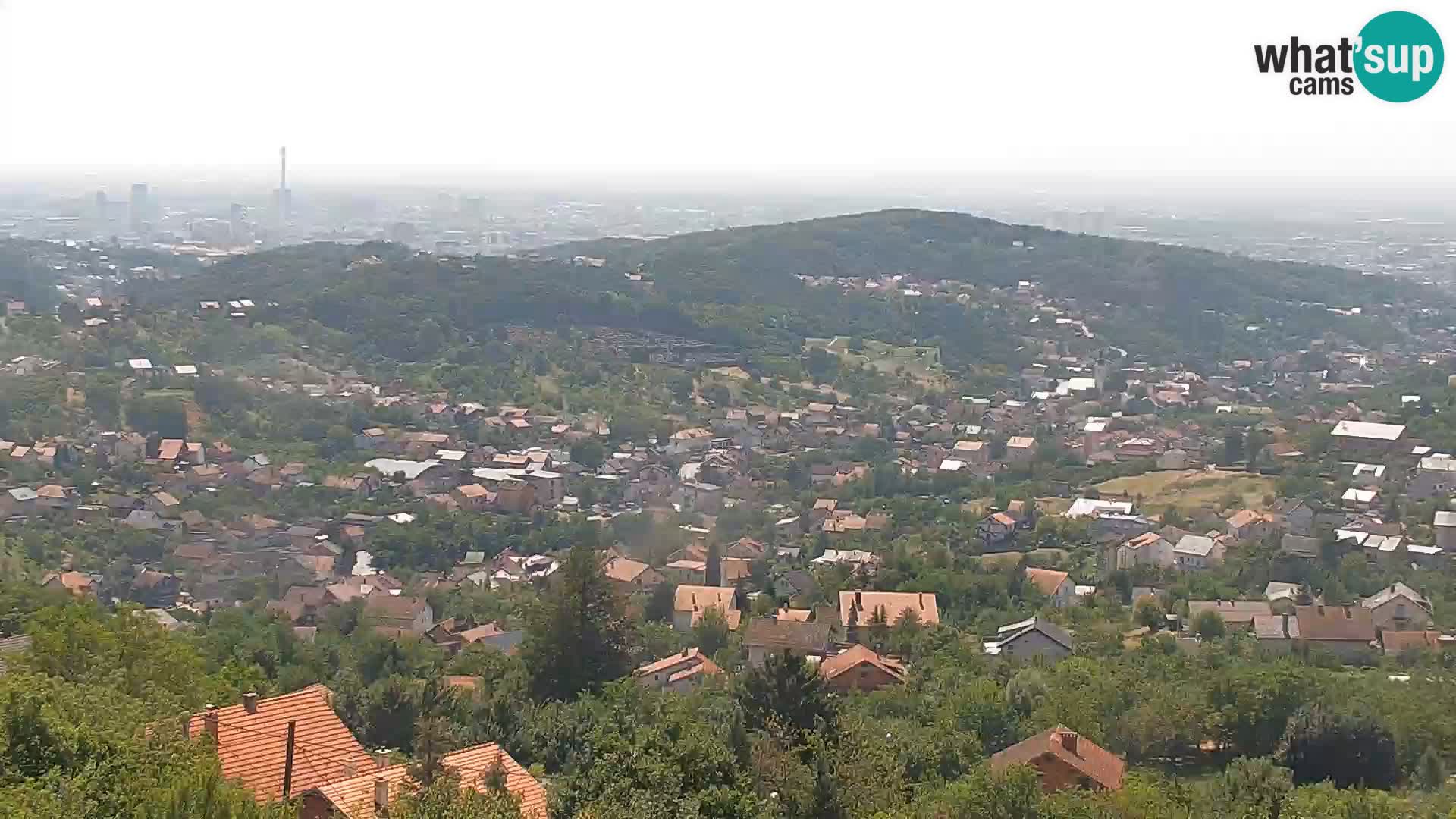 Panoramski pogled na Zagreb
