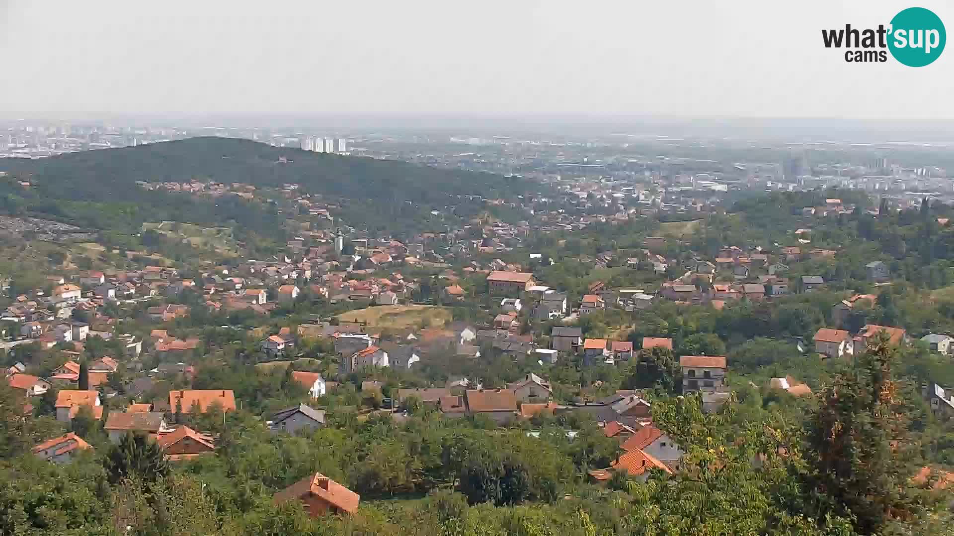 Panoramski pogled na Zagreb