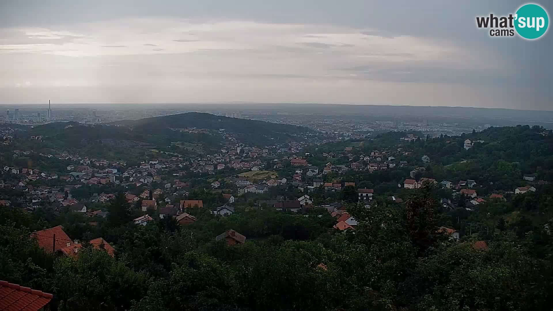 Panoramic view of Zagreb