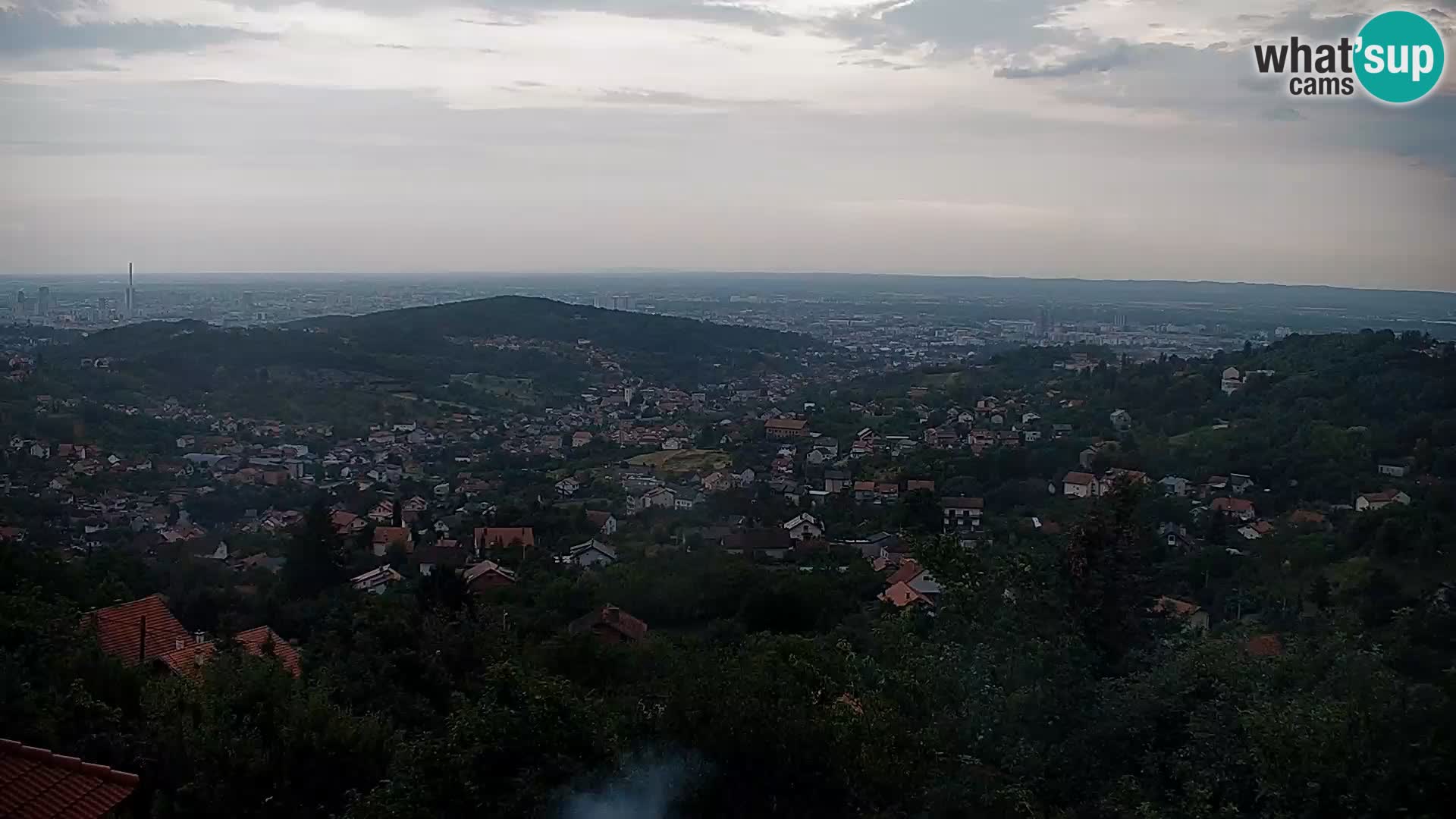 Panoramic view of Zagreb