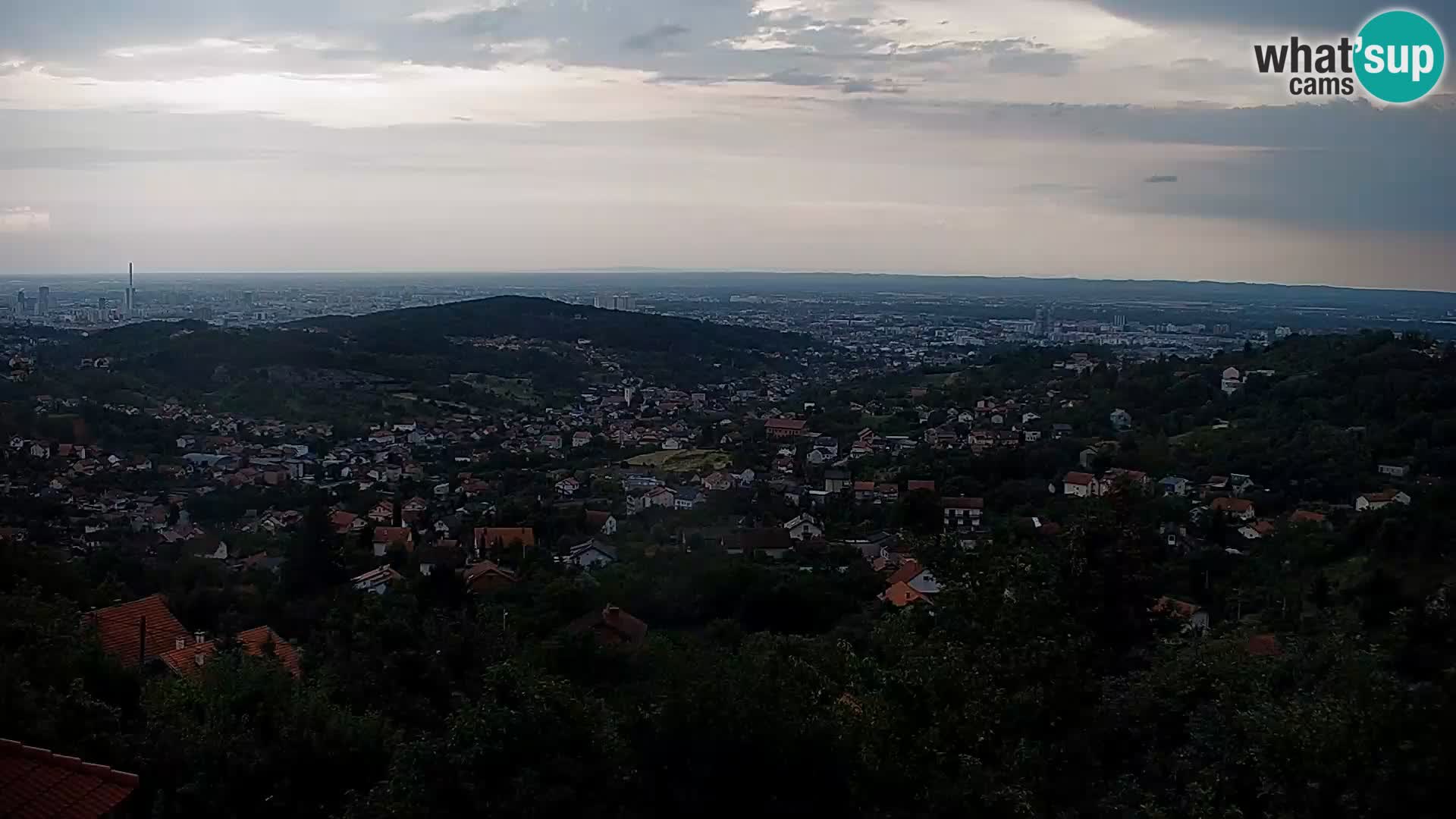 Vue panoramique de Zagreb
