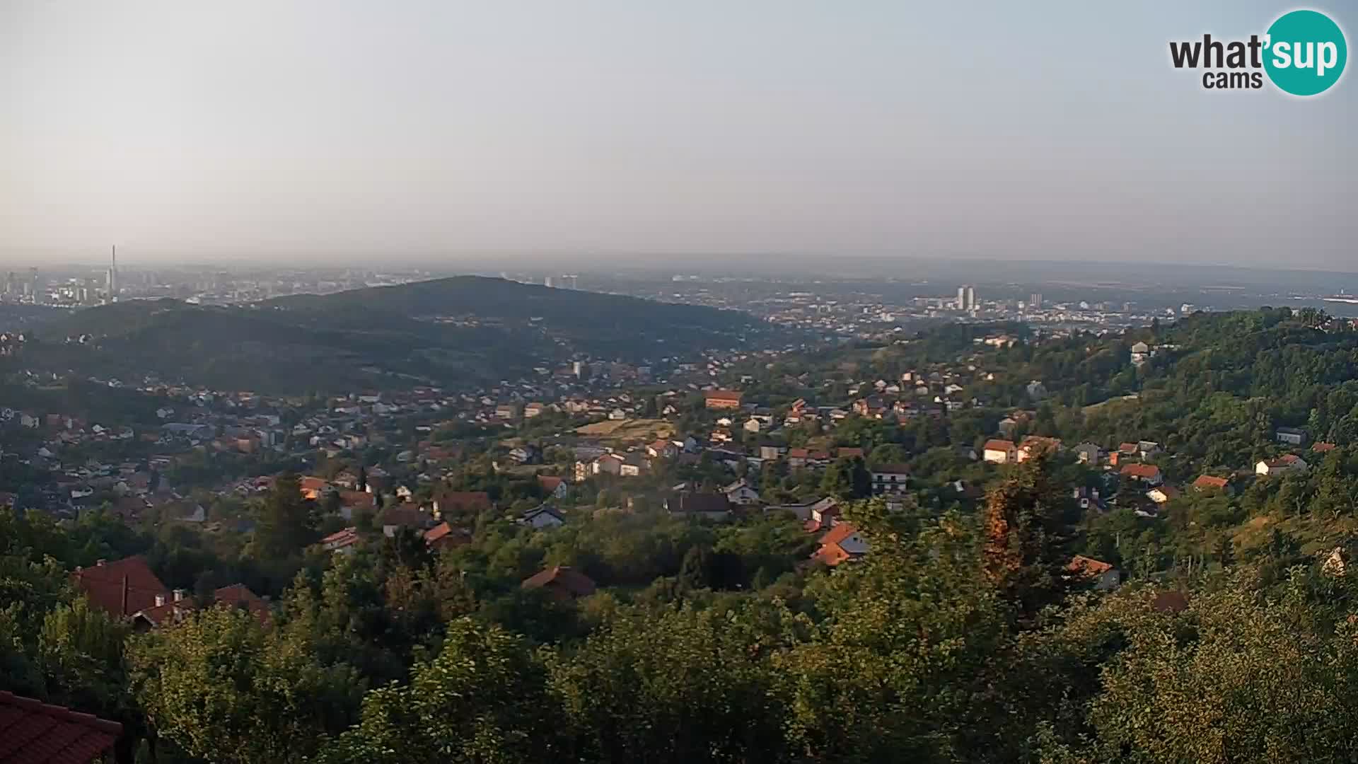 Vista panorámica de Zagreb