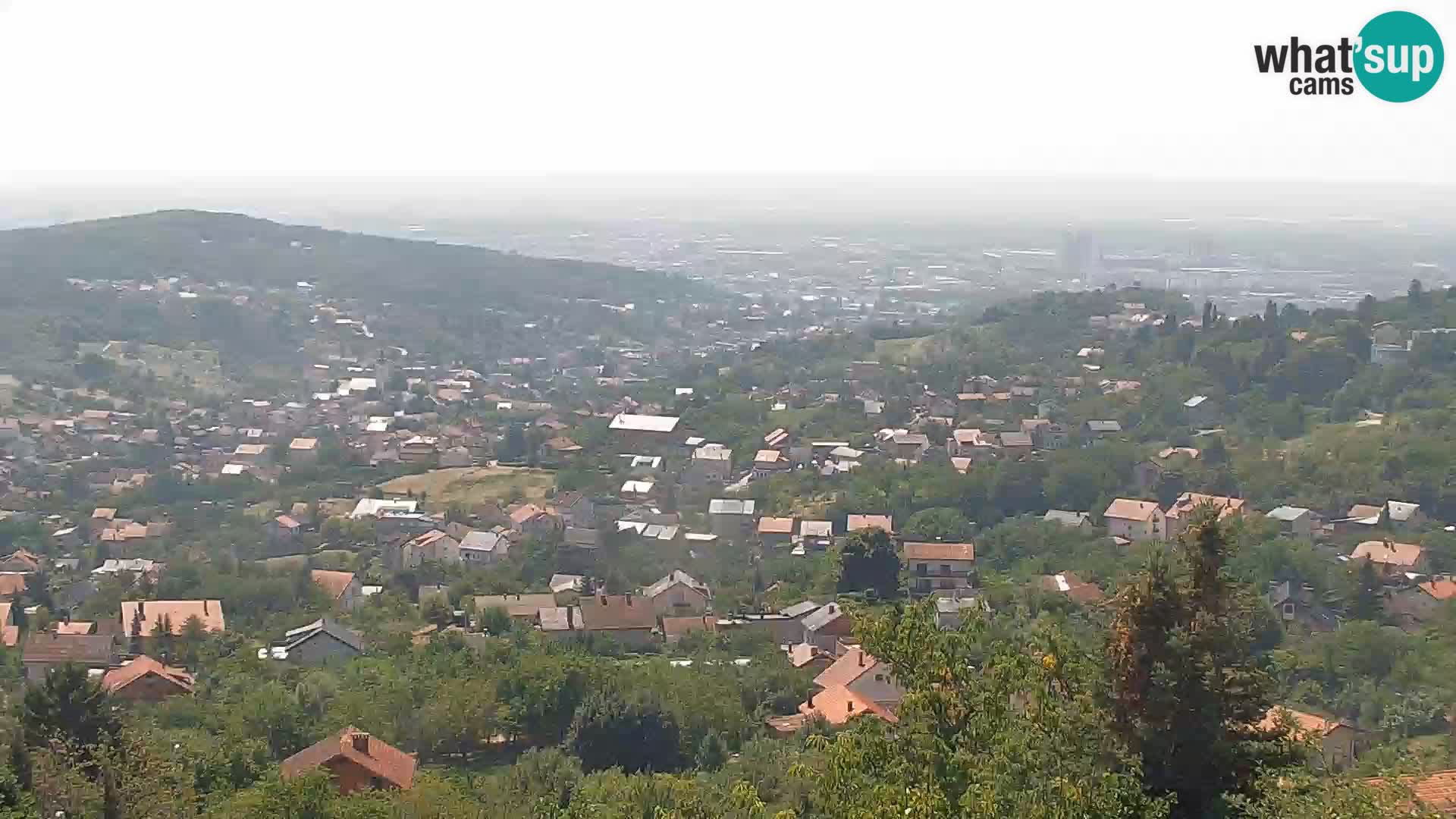 Panoramski pogled na Zagreb