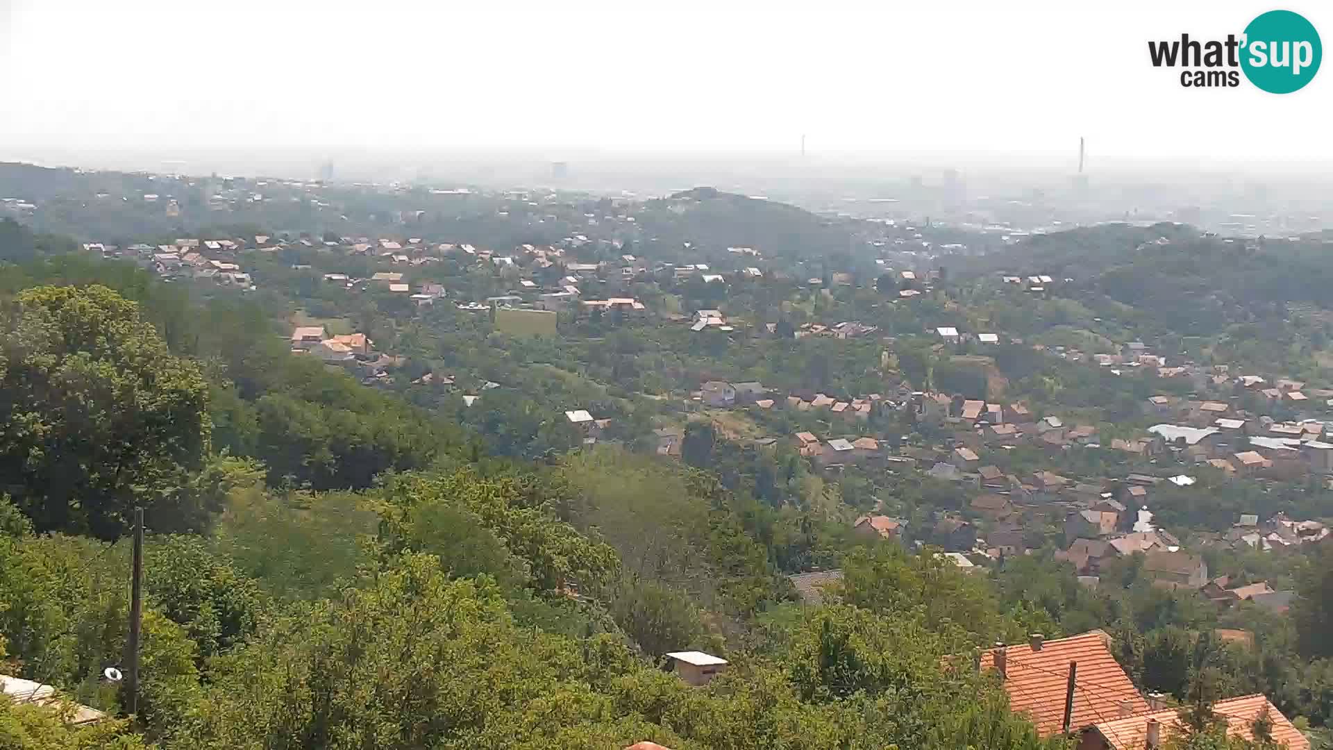Panoramic view of Zagreb