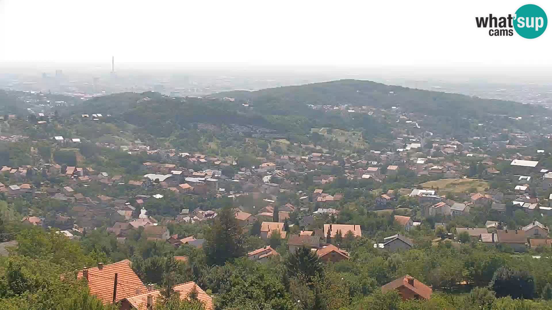 Panoramski pogled na Zagreb