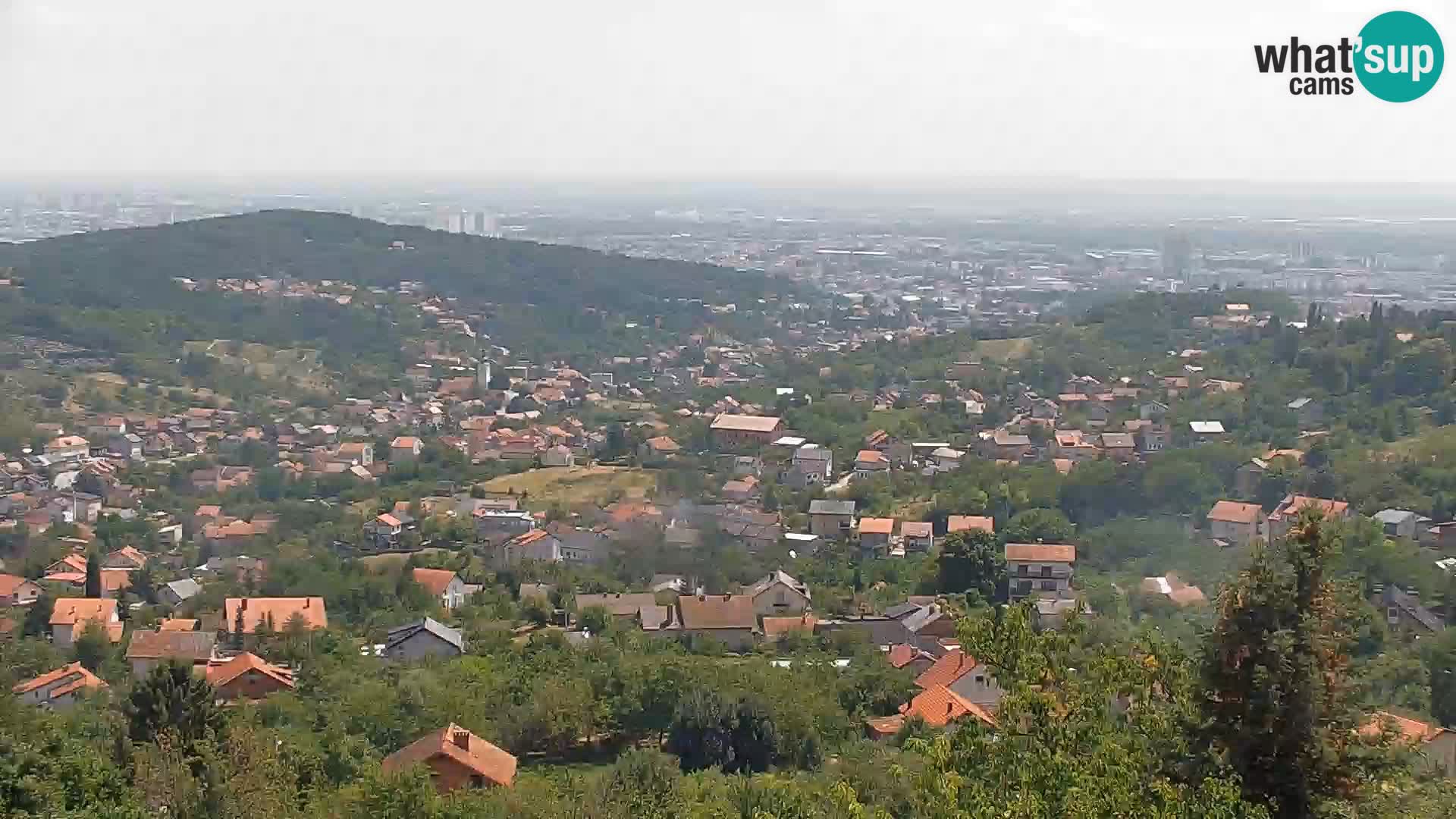 Panoramablick von Zagreb