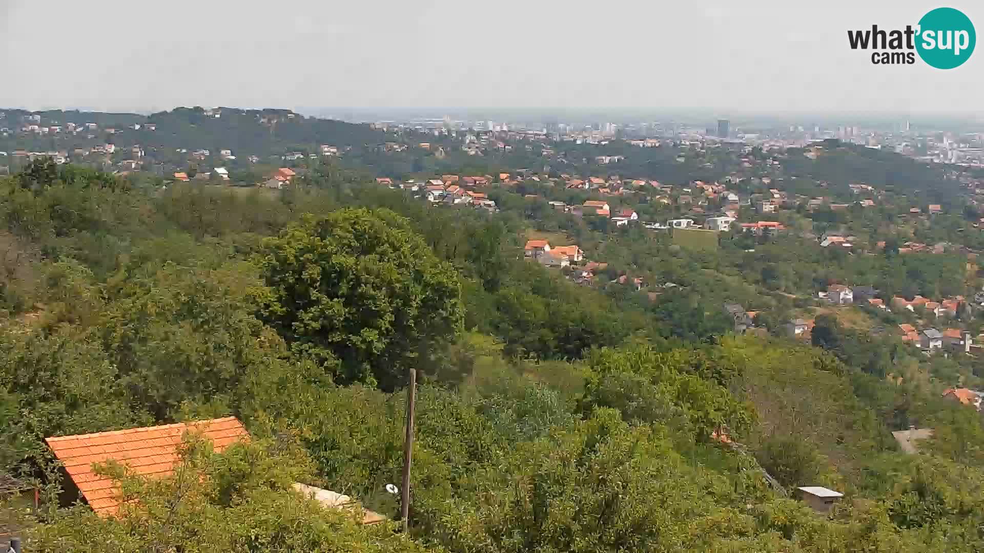 Vue panoramique de Zagreb