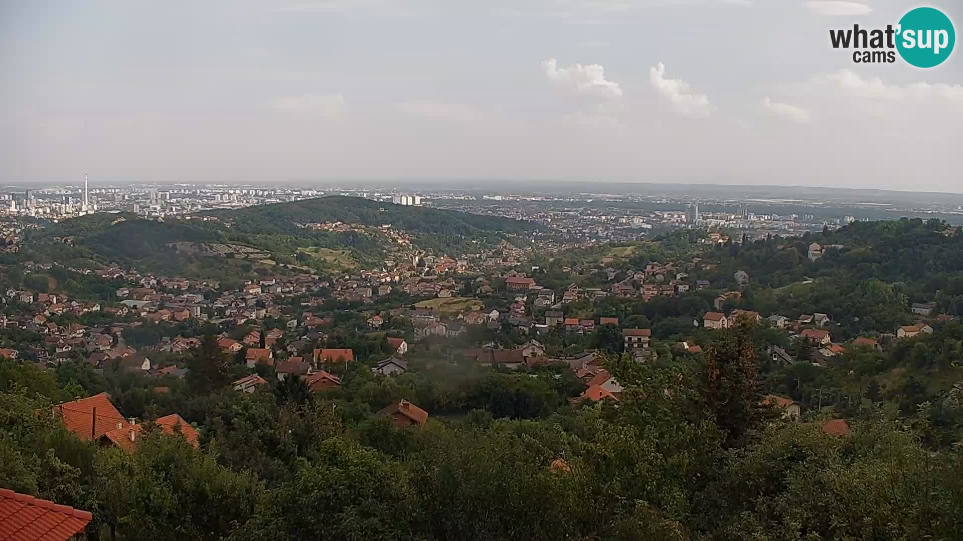 Panoramski pogled na Zagreb