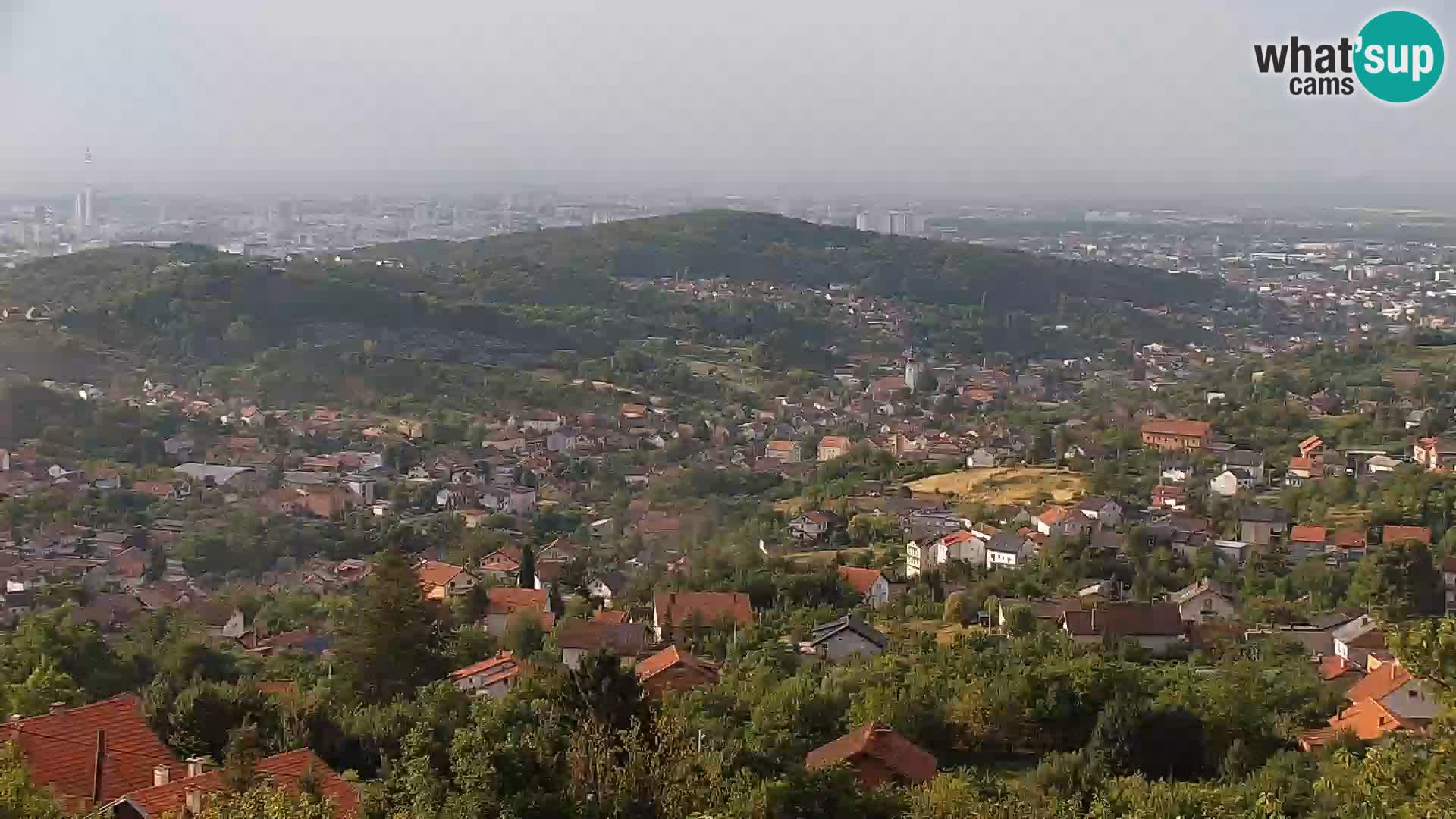 Panoramski pogled na Zagreb