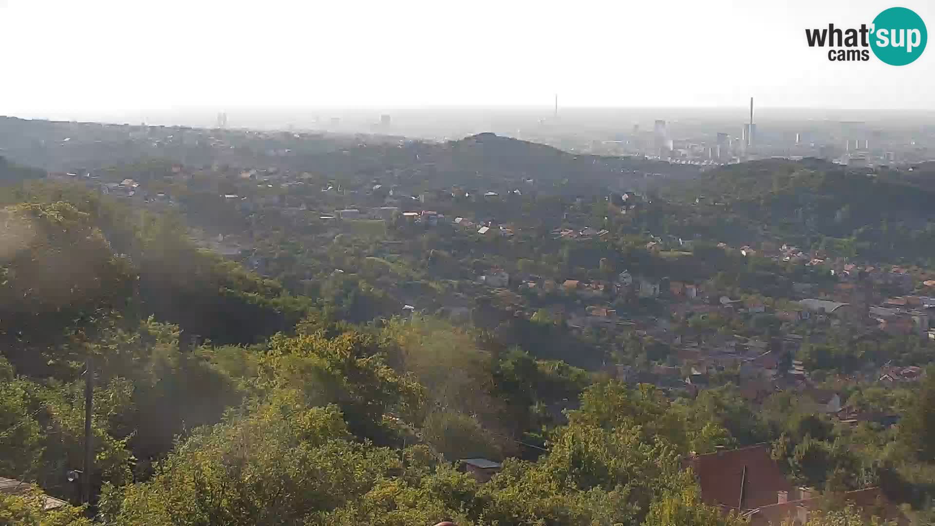 Vue panoramique de Zagreb