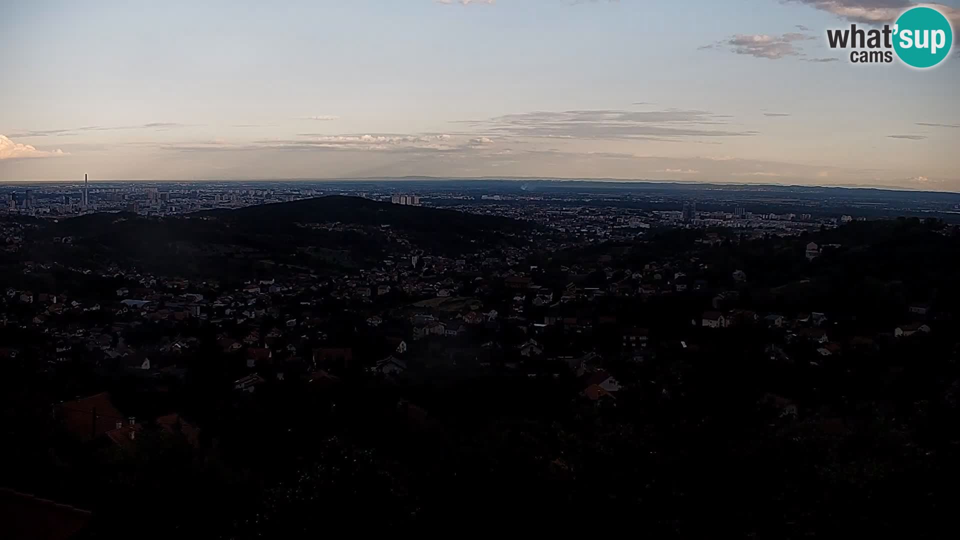 Panoramic view of Zagreb