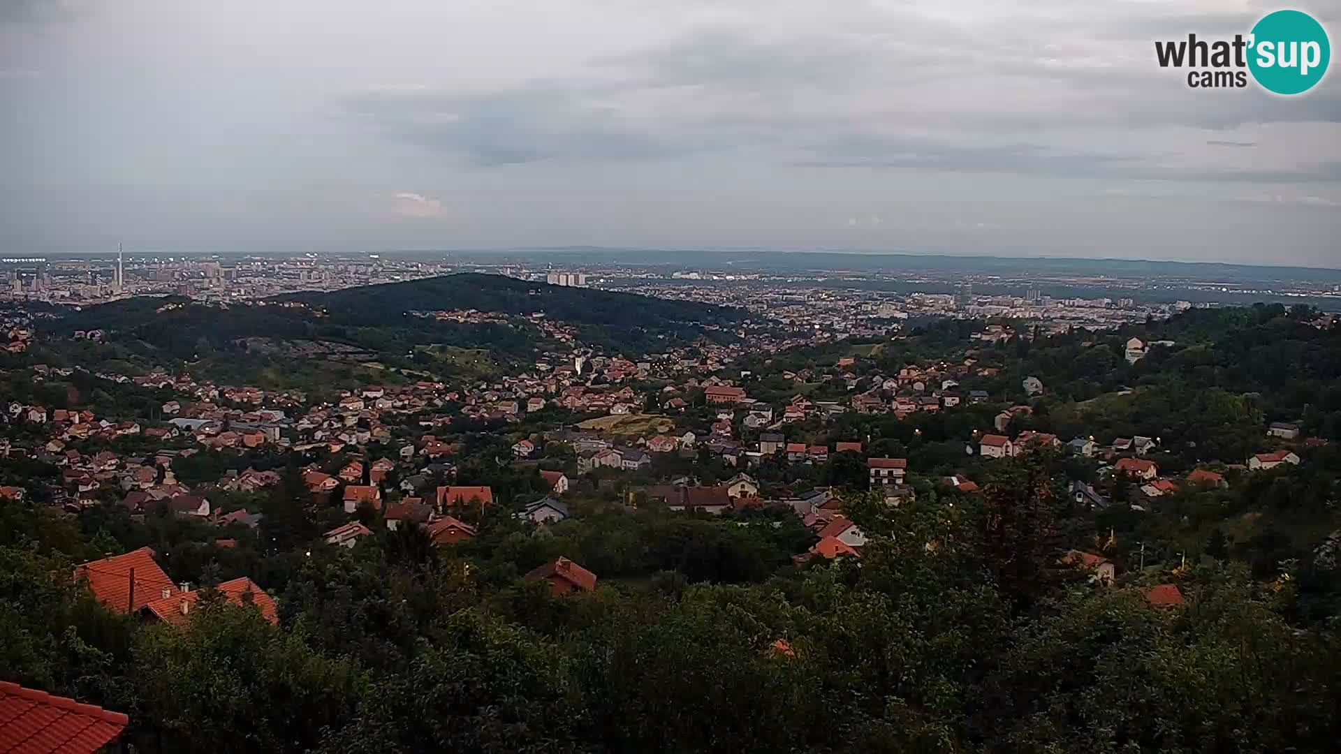 Vista panorámica de Zagreb