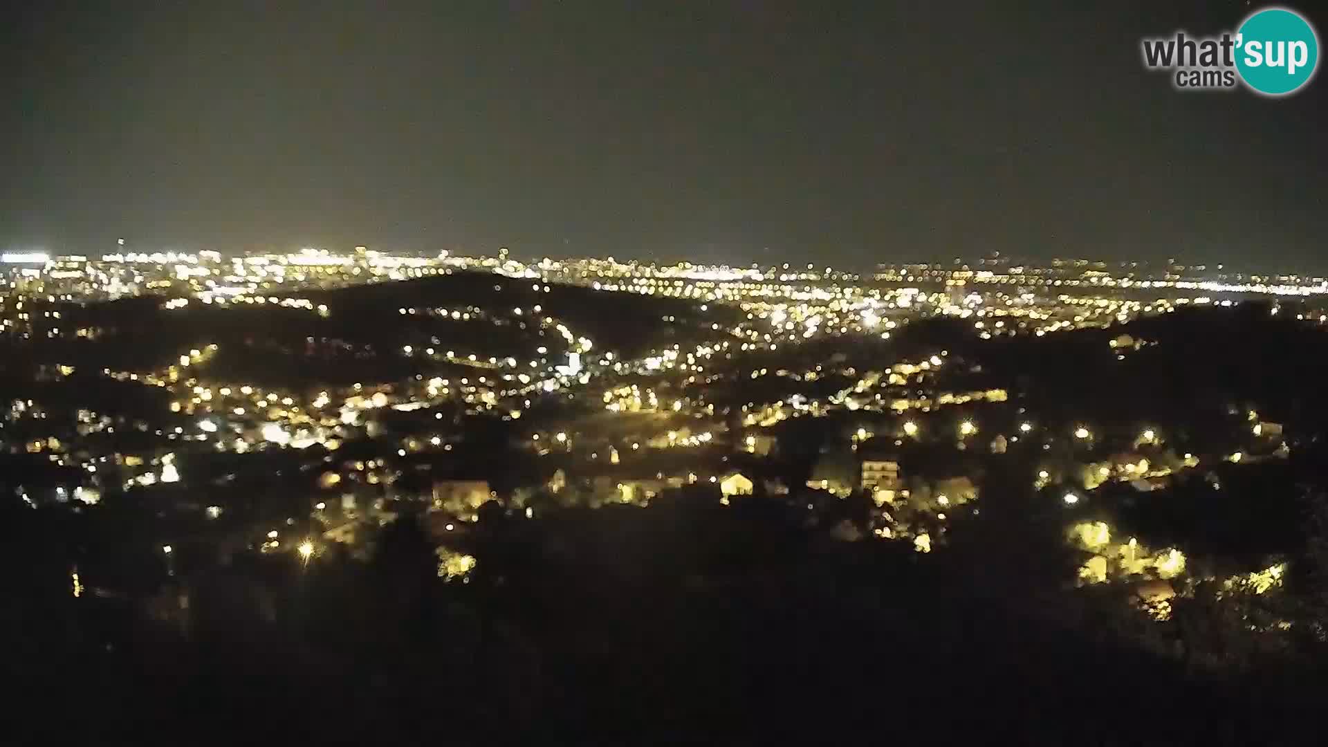 Vista panoramica di Zagabria