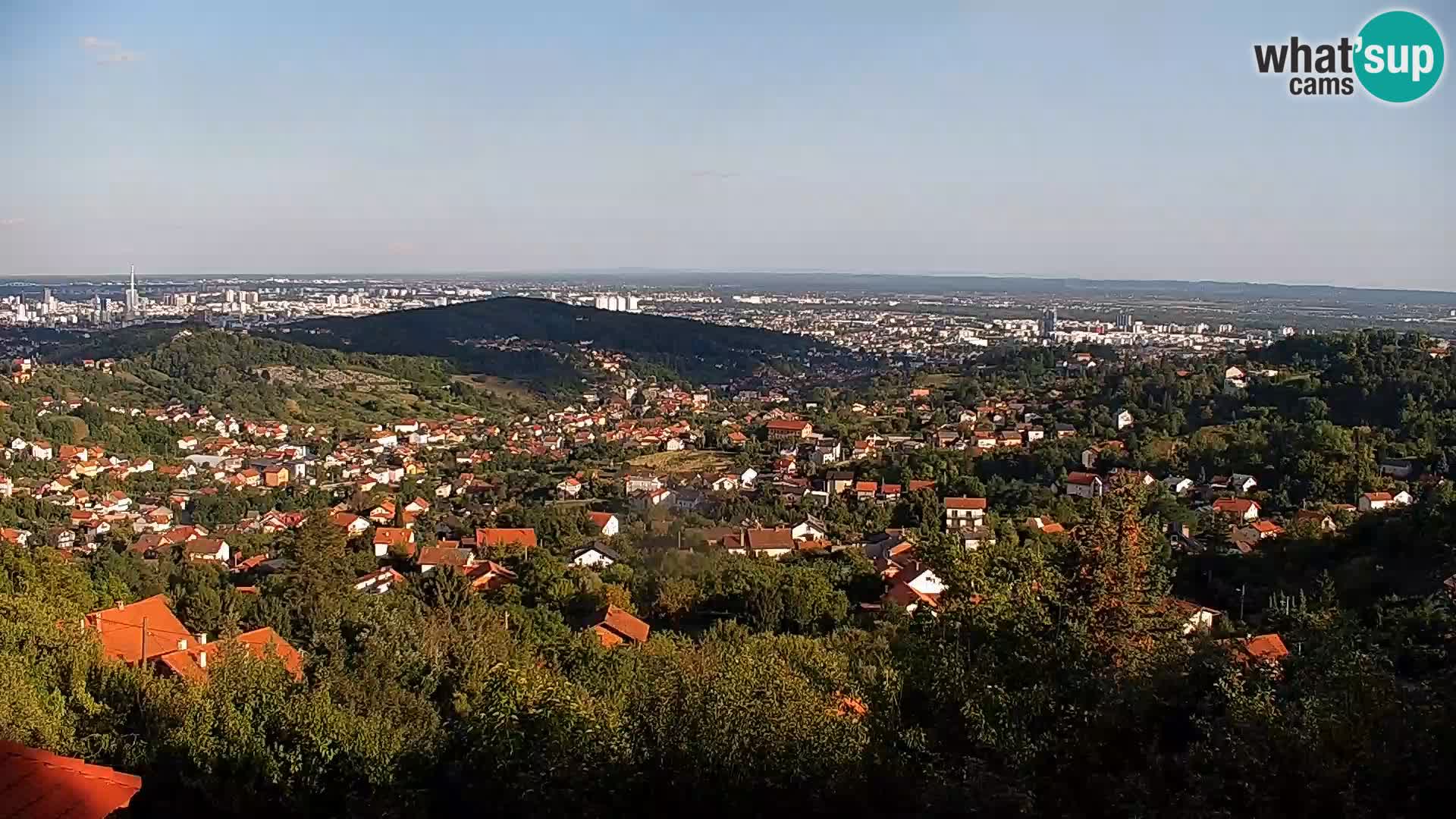 Panoramski pogled na Zagreb