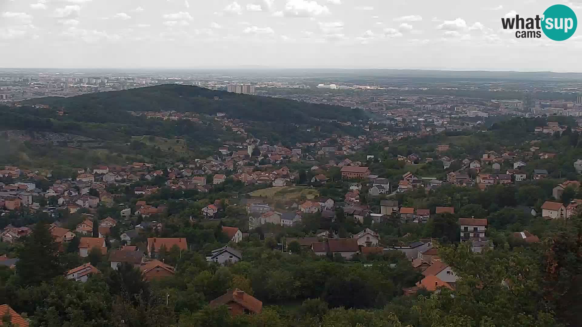 Panoramski pogled na Zagreb