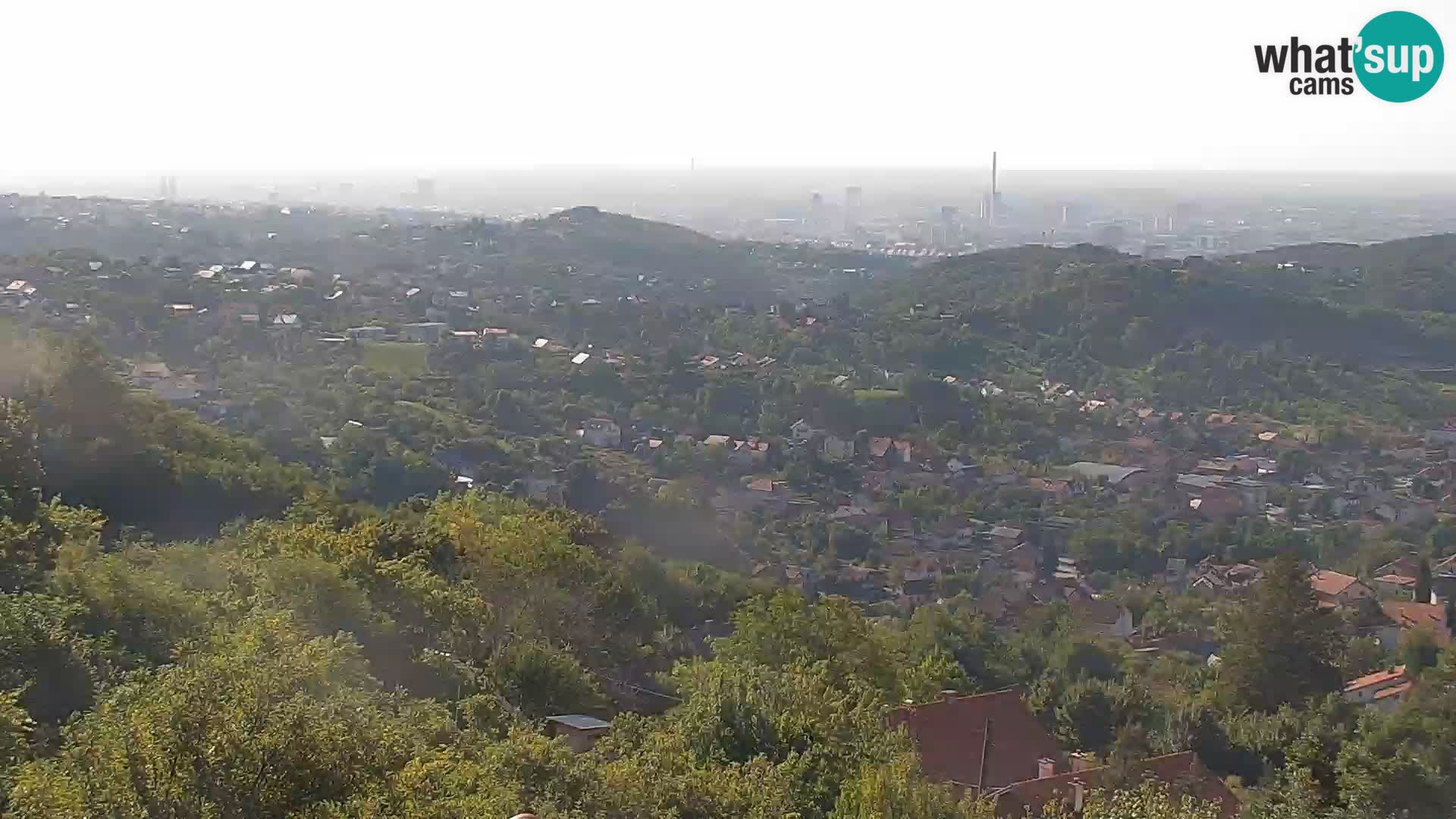 Panoramic view of Zagreb