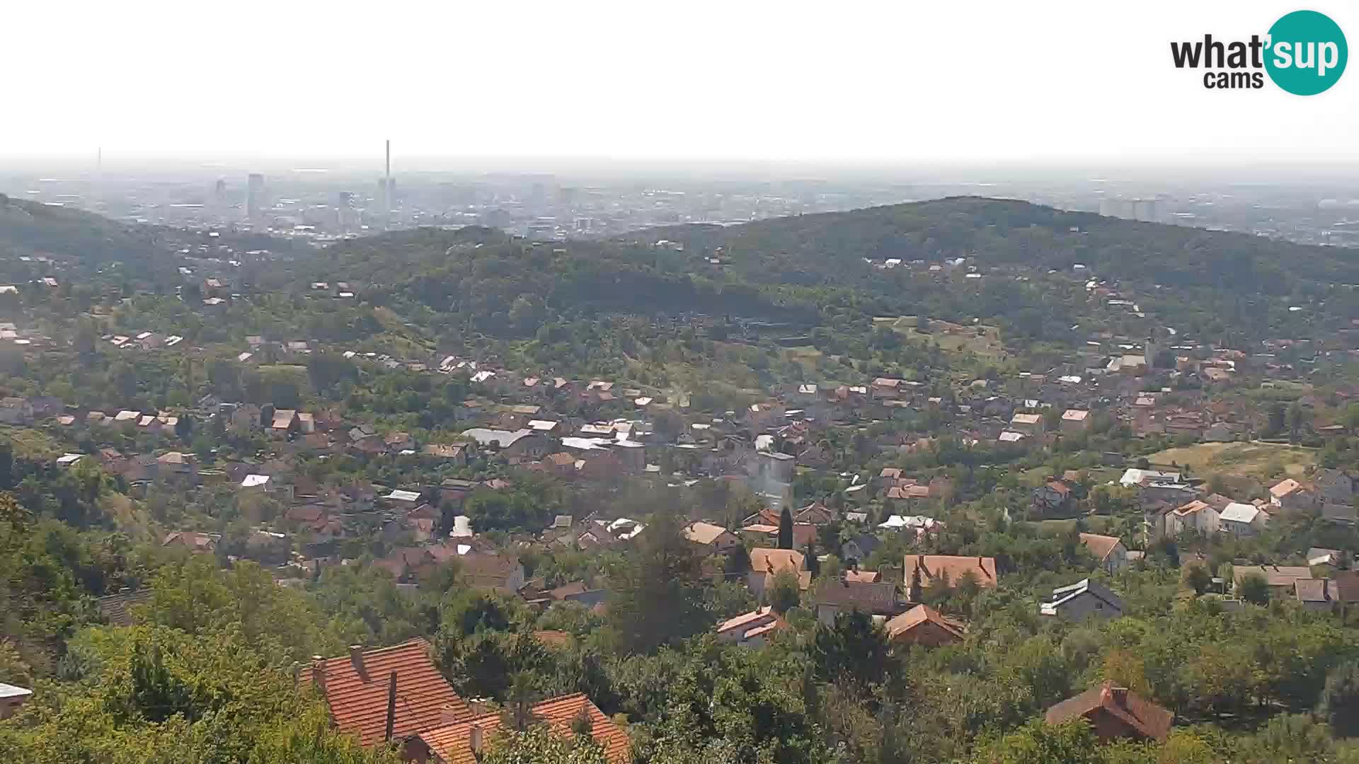 Vue panoramique de Zagreb