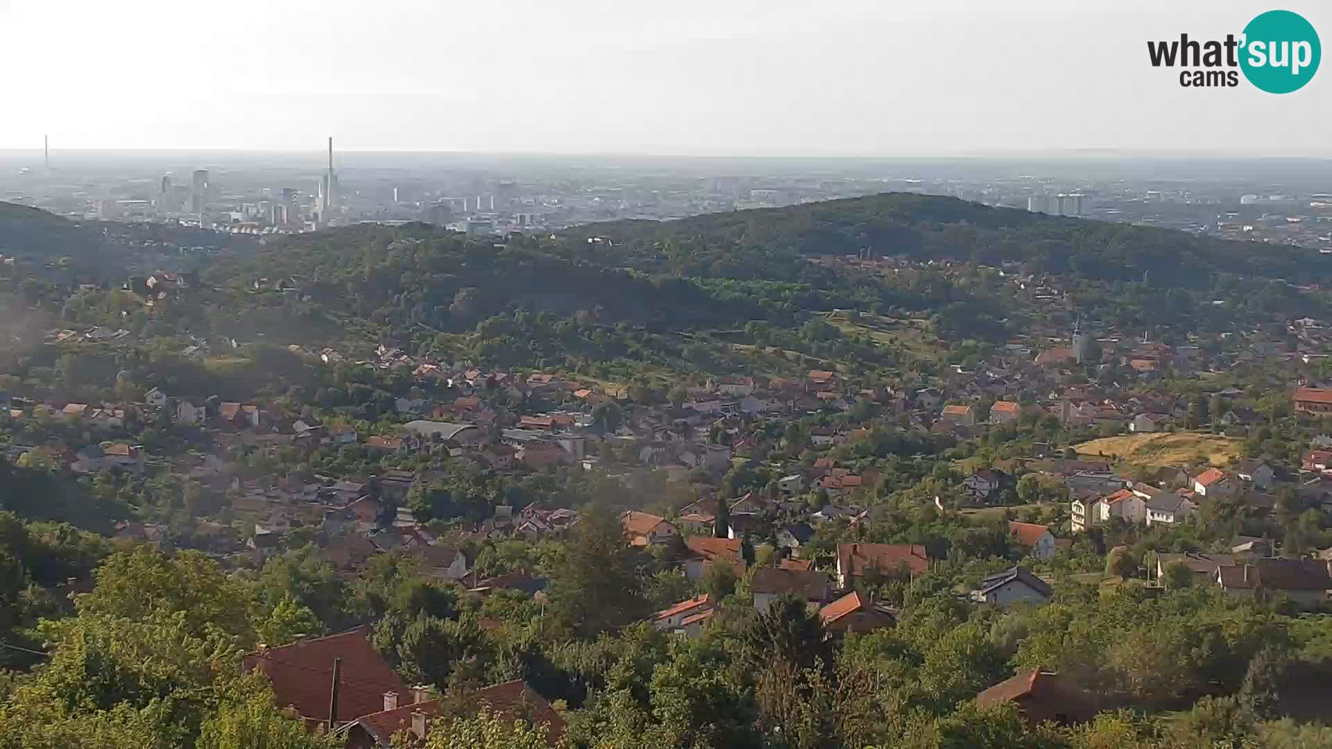 Panoramski pogled na Zagreb