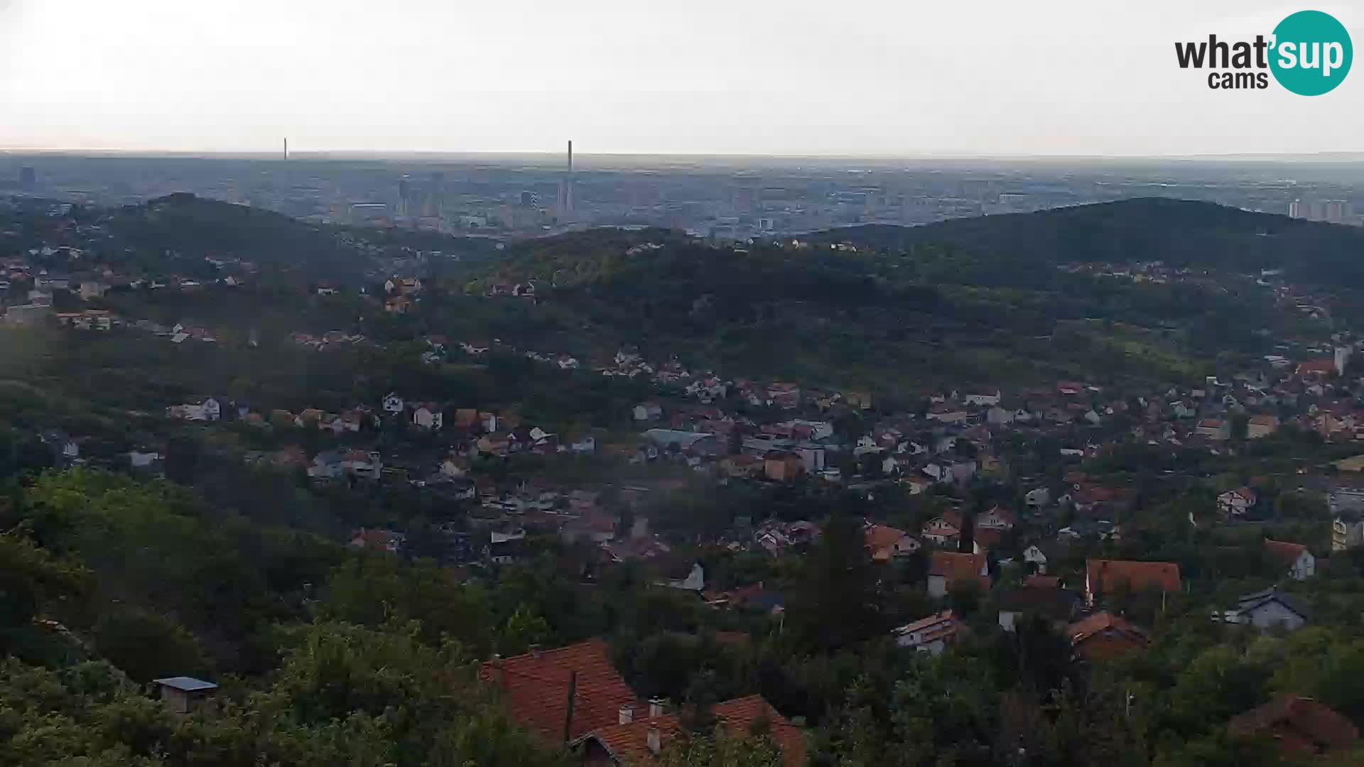 Panoramski pogled na Zagreb