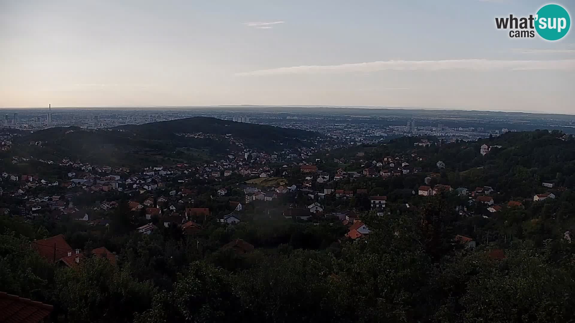 Panoramic view of Zagreb