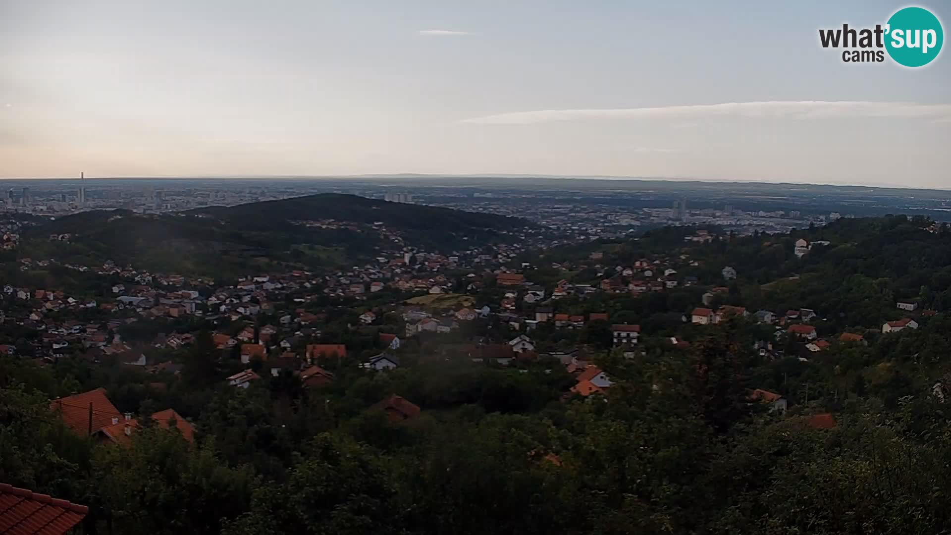 Panoramski pogled na Zagreb
