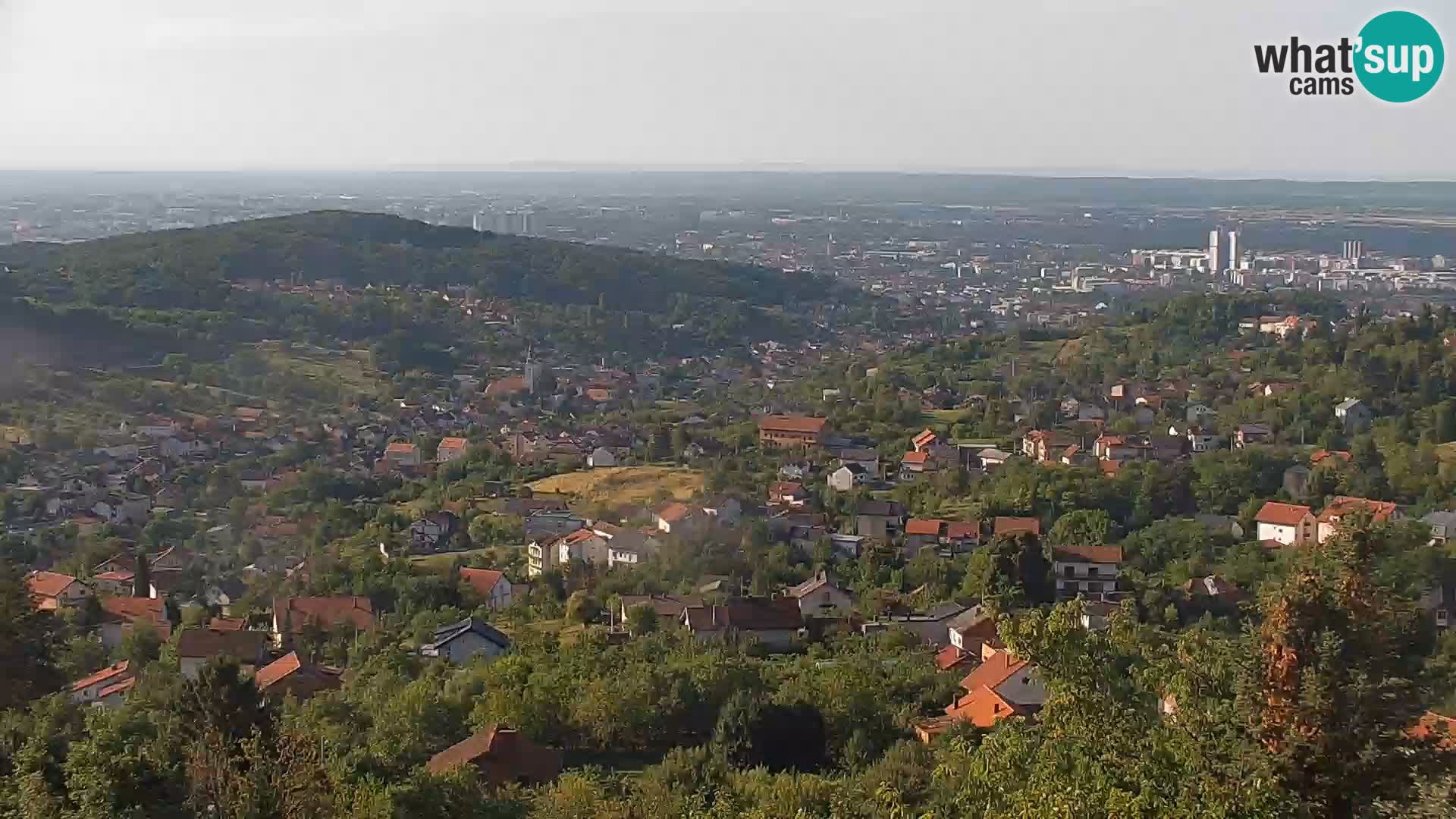 Panoramski pogled na Zagreb