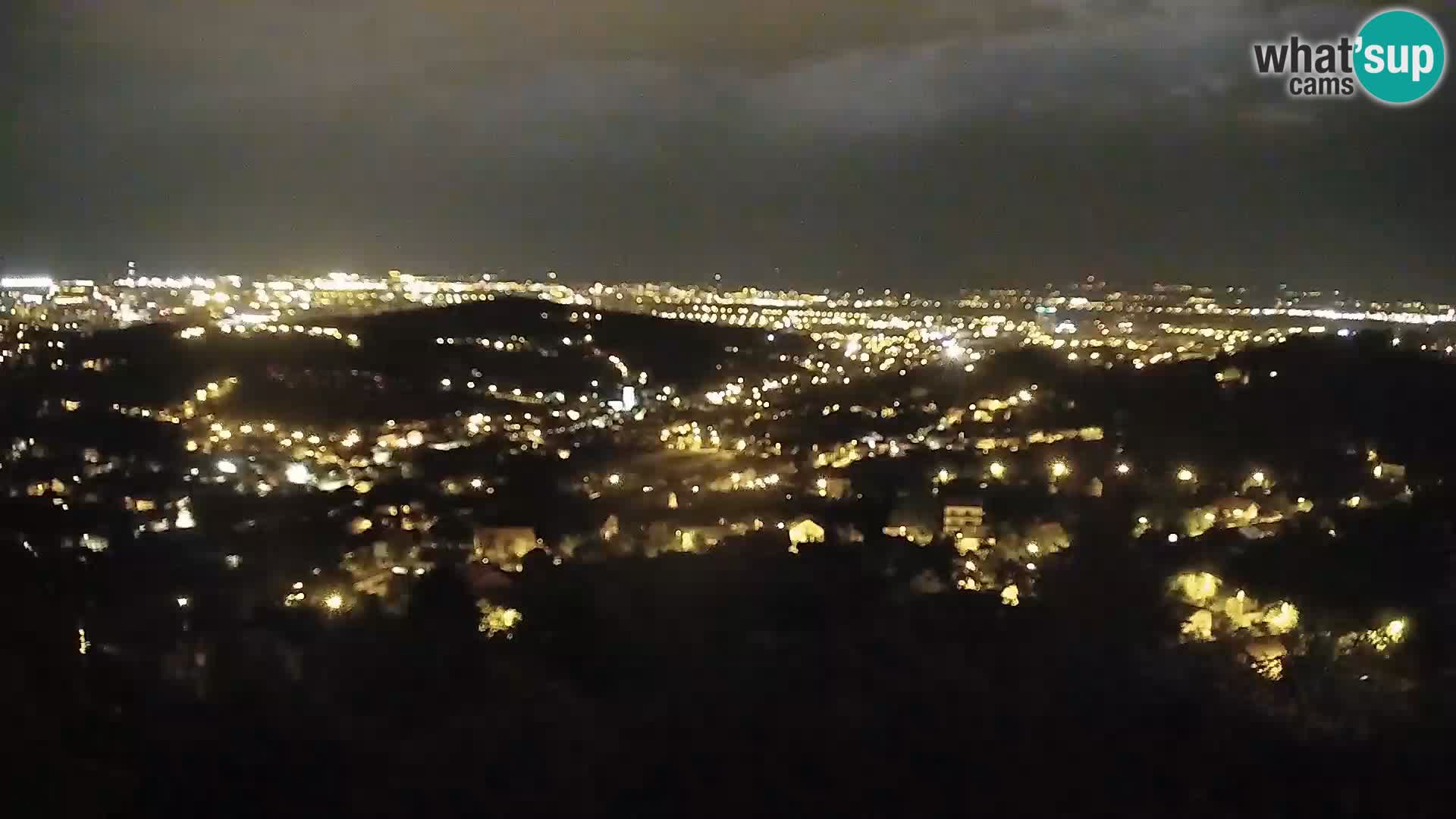 Vista panoramica di Zagabria