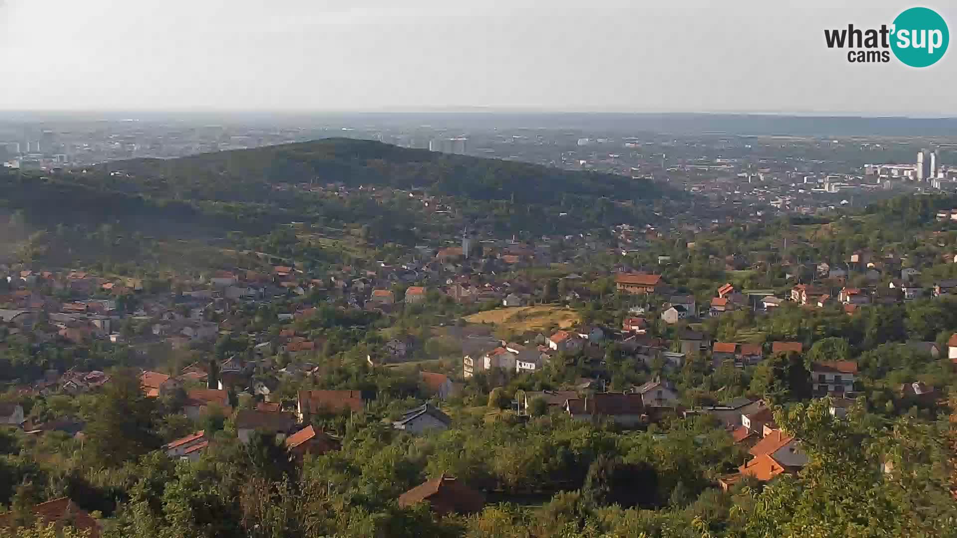Panoramski pogled na Zagreb