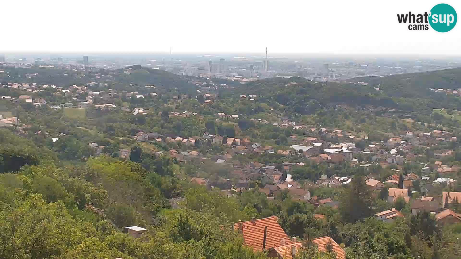 Panoramski pogled na Zagreb